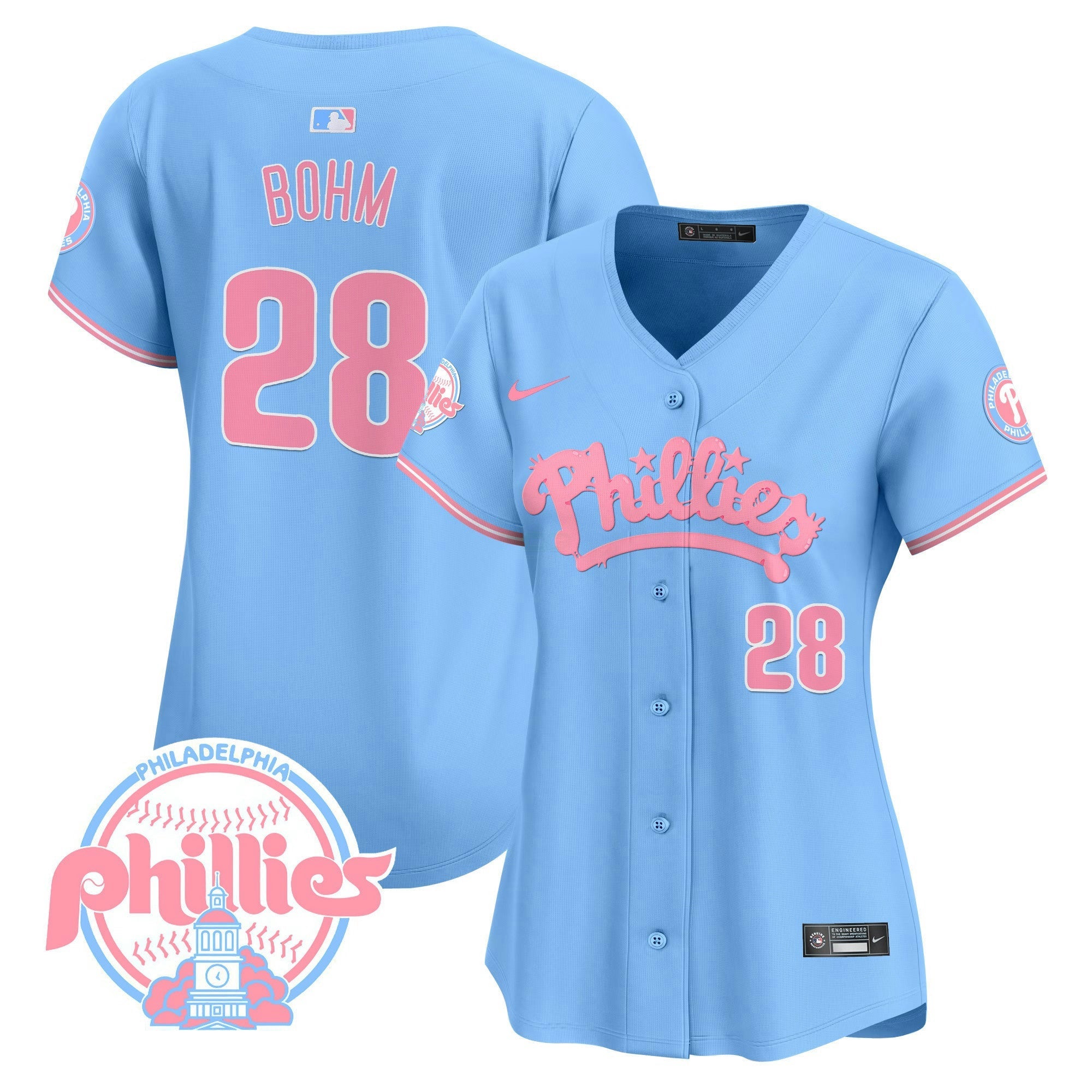 Camisa MLB Women’s Bubblegum Pink Vapor Premier Limited Jersey