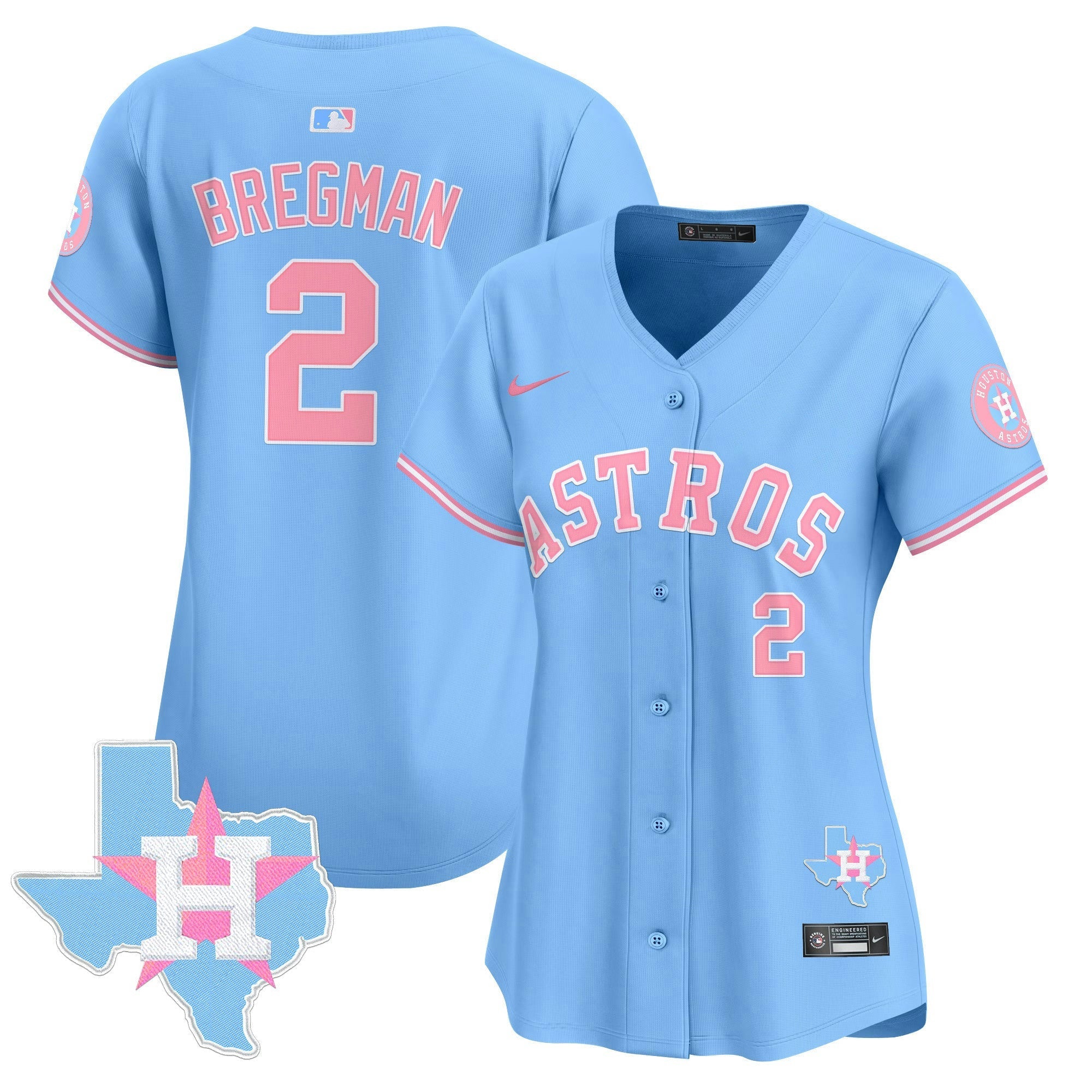 Camisa MLB Women’s Bubblegum Pink Vapor Premier Limited Jersey