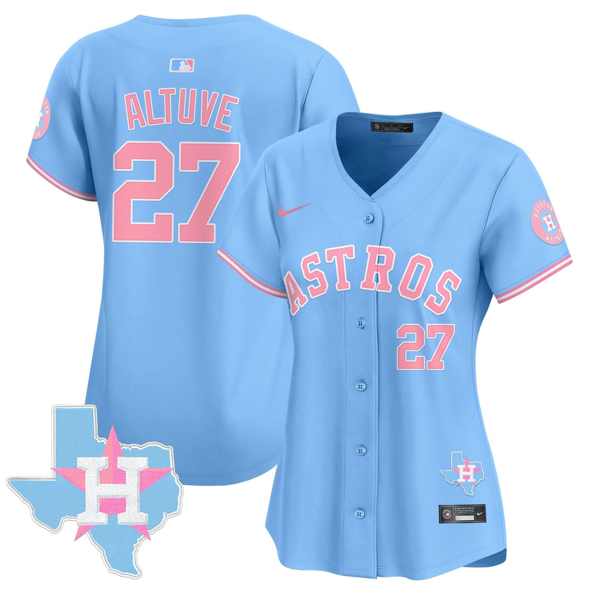 Camisa MLB Women’s Bubblegum Pink Vapor Premier Limited Jersey