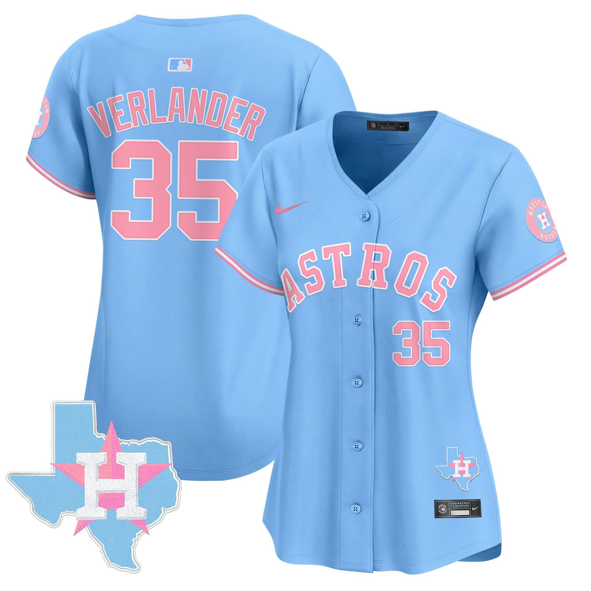 Camisa MLB Women’s Bubblegum Pink Vapor Premier Limited Jersey