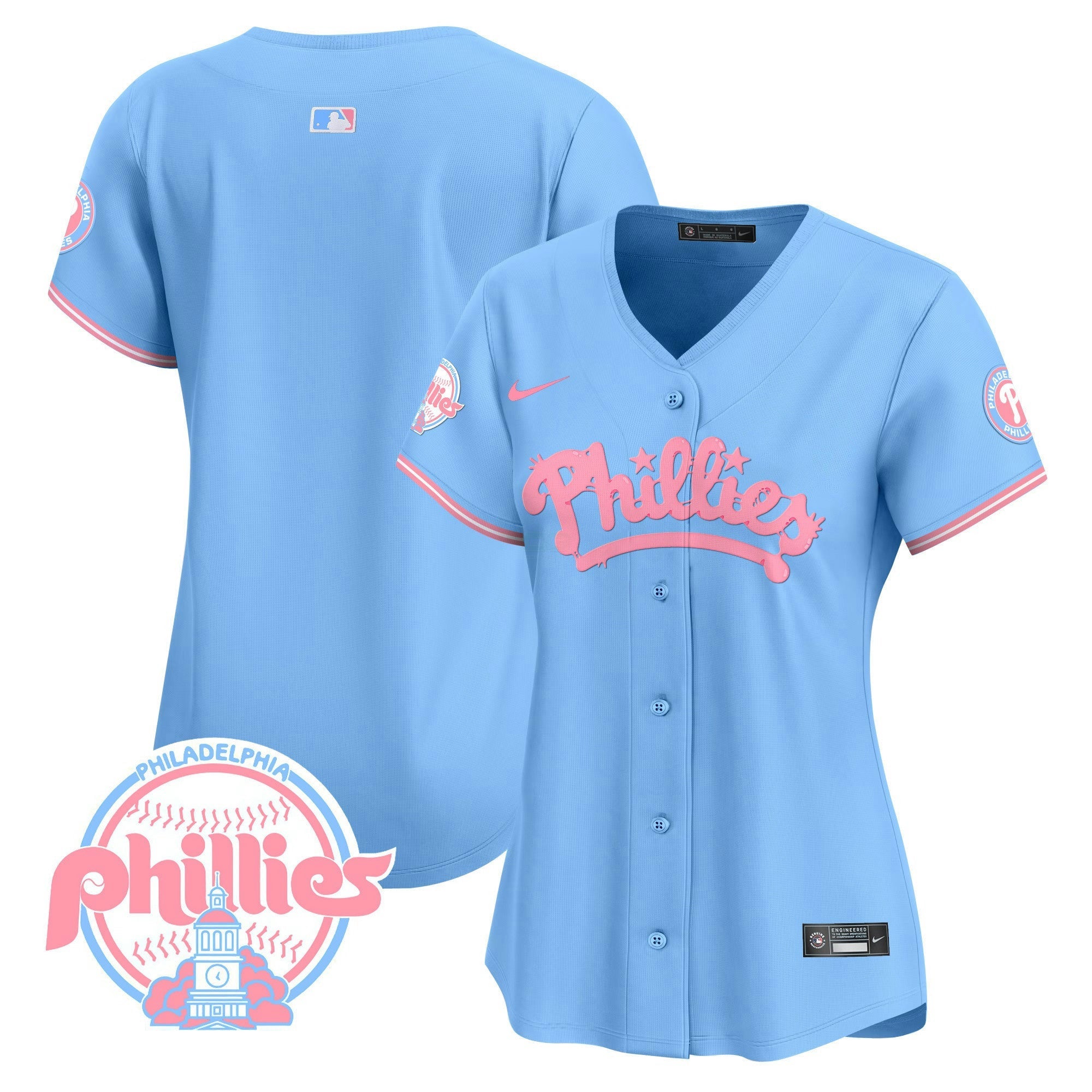 Camisa MLB Women’s Bubblegum Pink Vapor Premier Limited Jersey