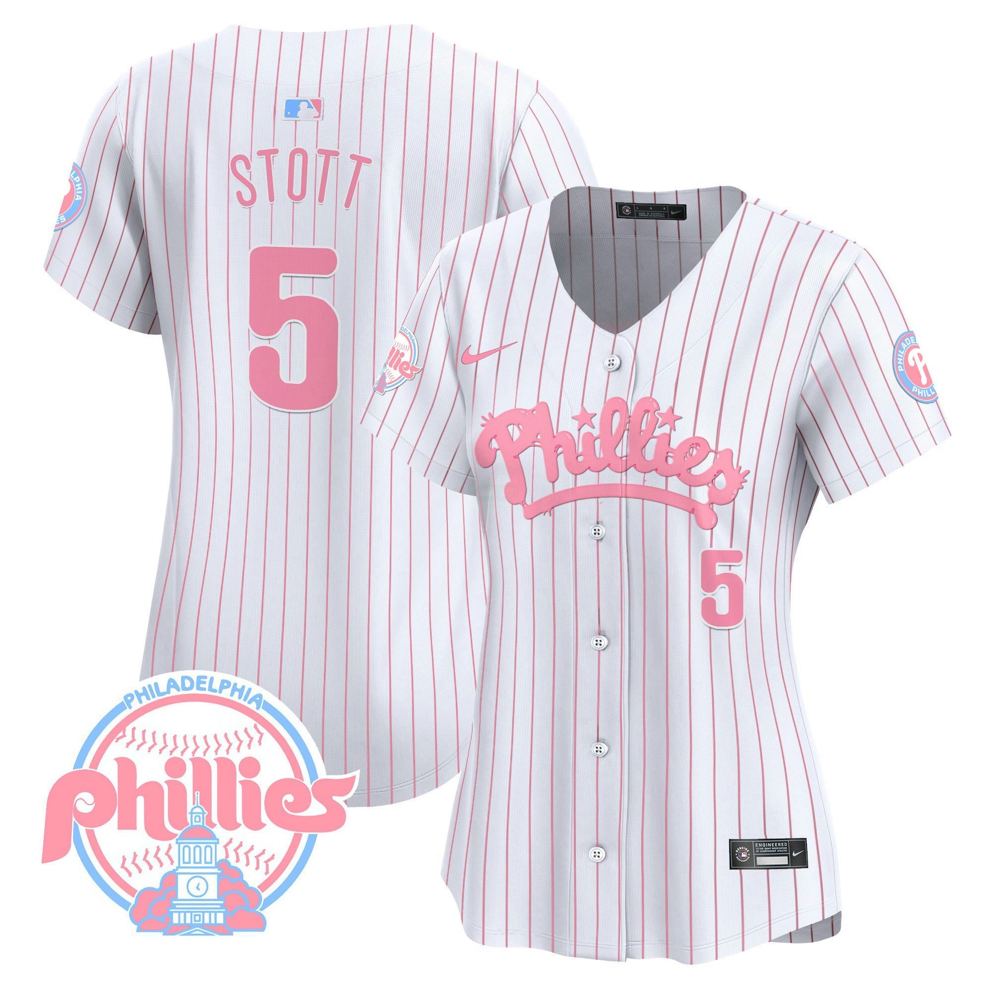 Camisa MLB Women’s Bubblegum Pink Vapor Premier Limited Jersey
