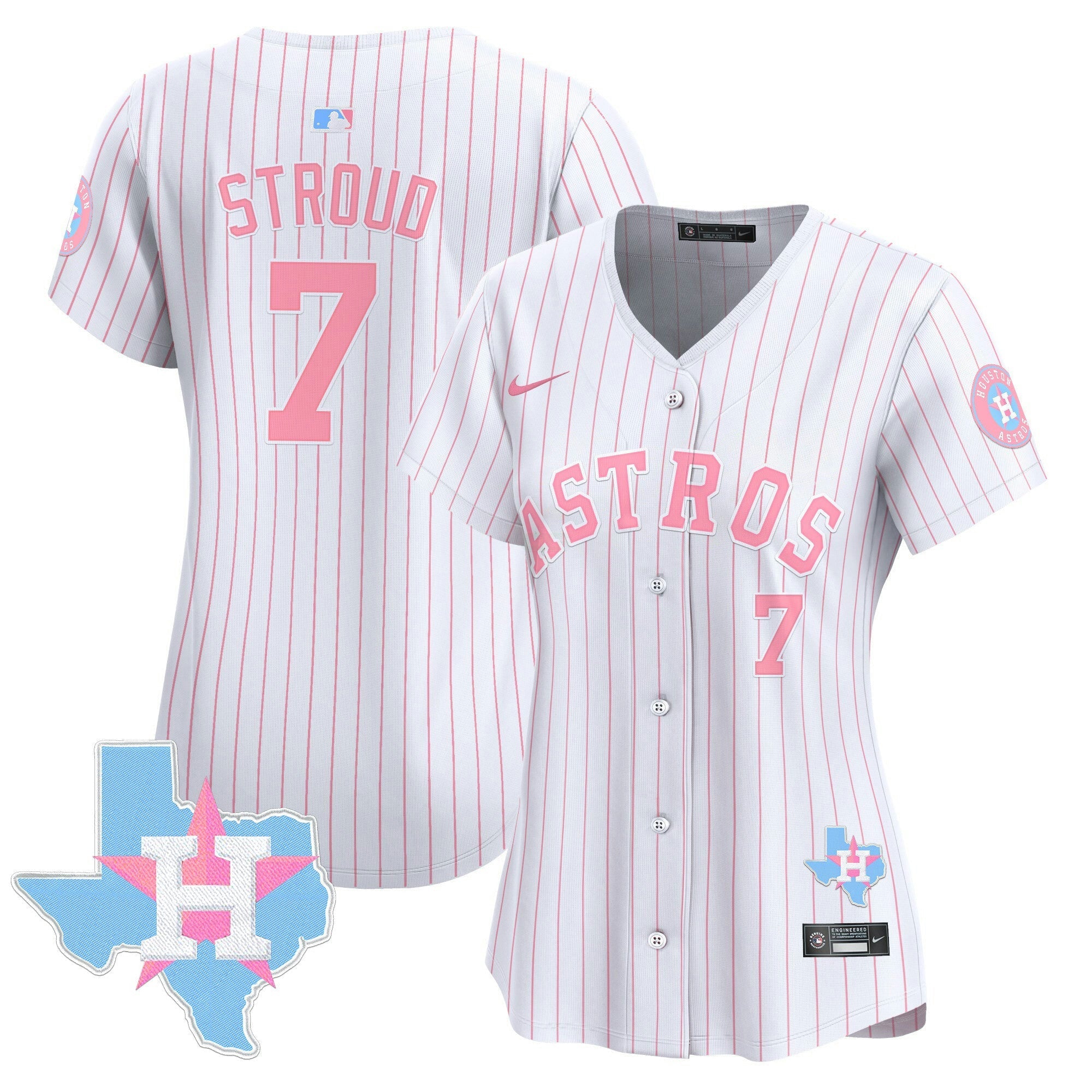 Camisa MLB Women’s Bubblegum Pink Vapor Premier Limited Jersey