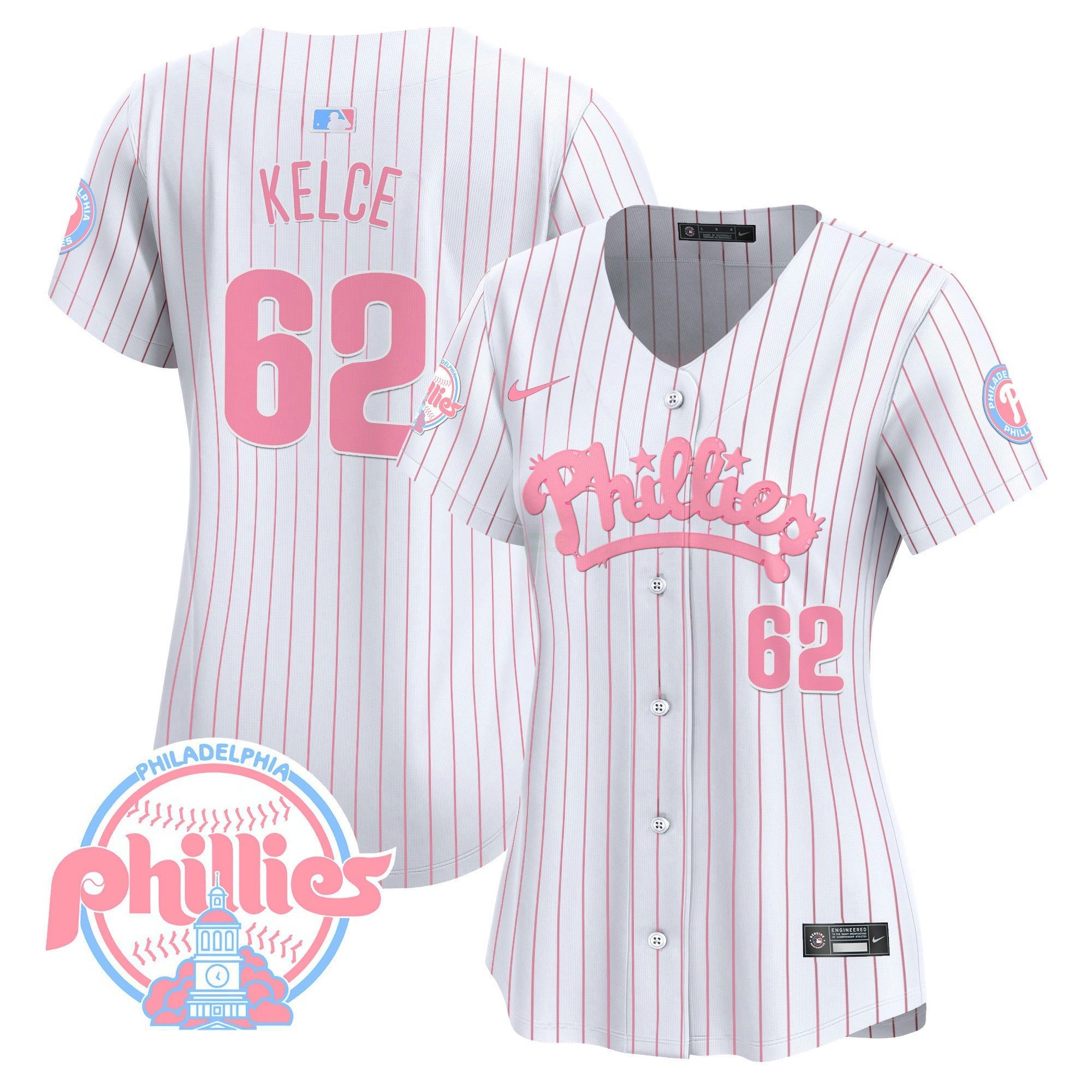 Camisa MLB Women’s Bubblegum Pink Vapor Premier Limited Jersey