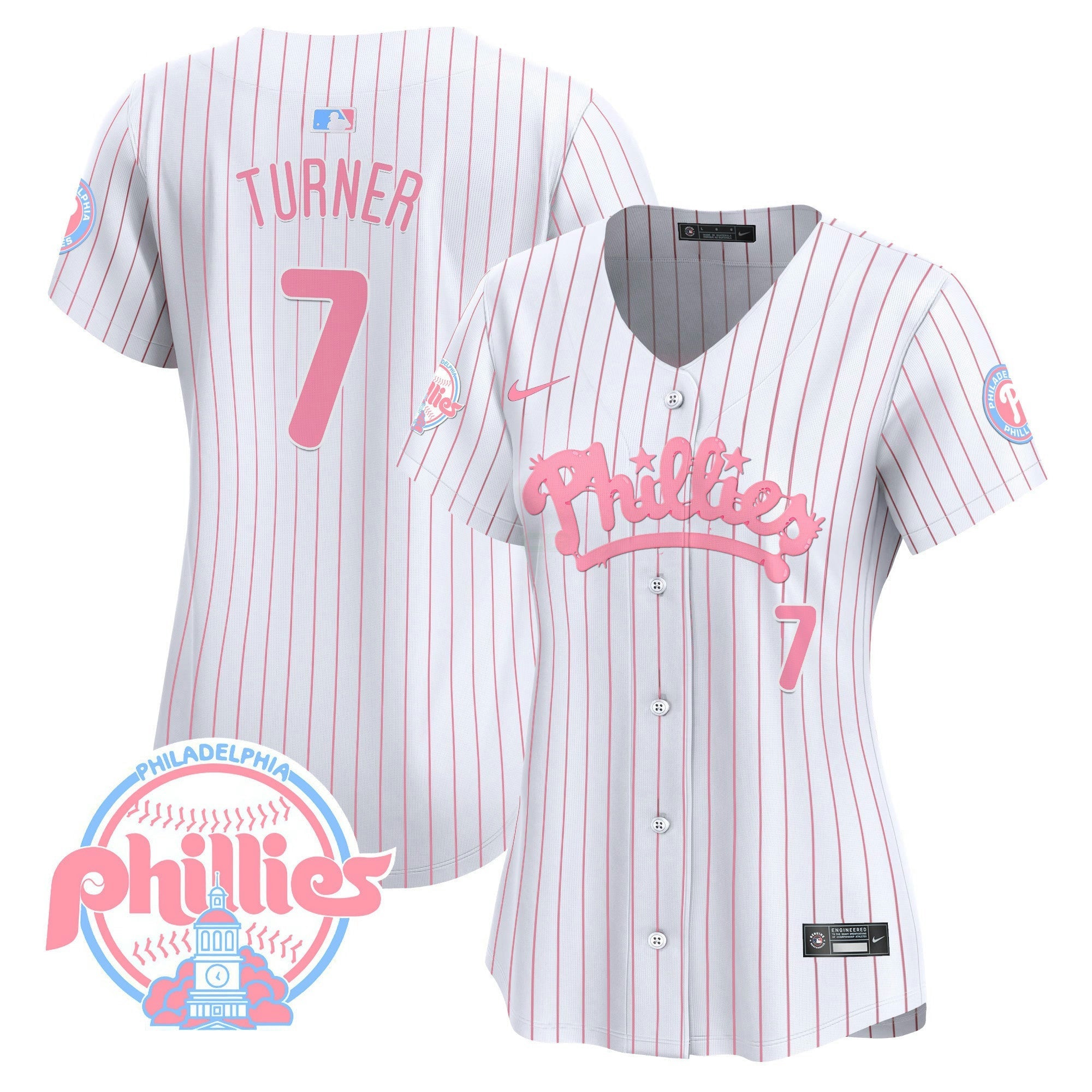 Camisa MLB Women’s Bubblegum Pink Vapor Premier Limited Jersey