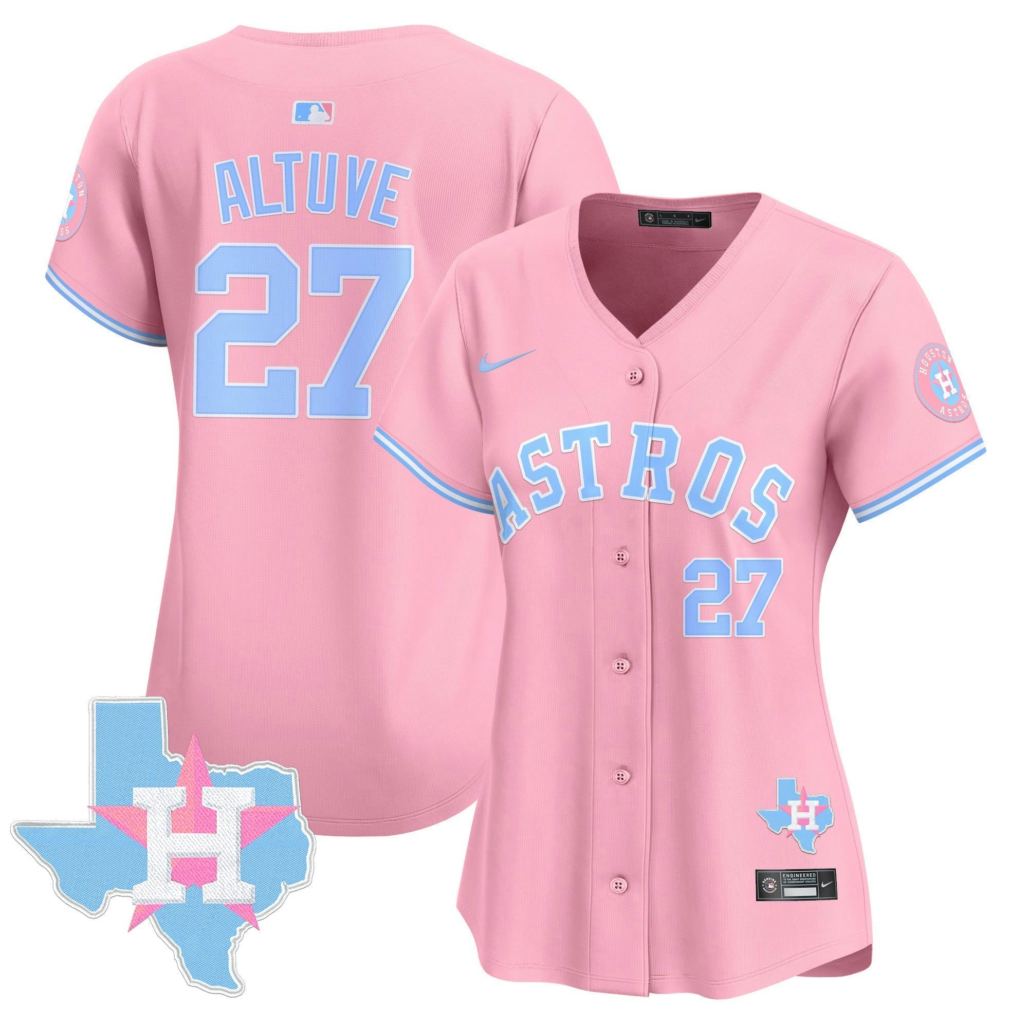 Camisa MLB Women’s Bubblegum Pink Vapor Premier Limited Jersey