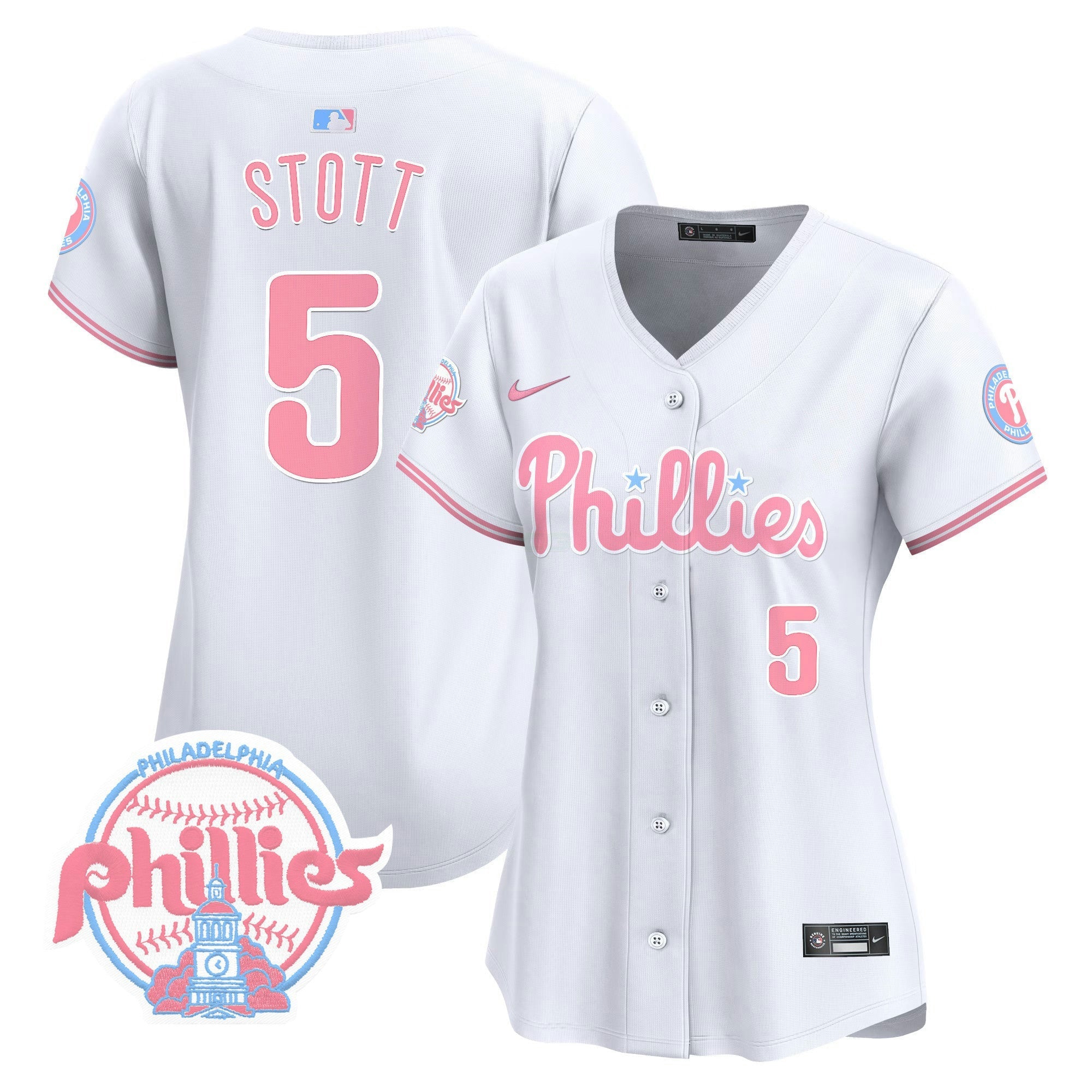 Camisa MLB Women’s Bubblegum Pink Vapor Premier Limited Jersey V2