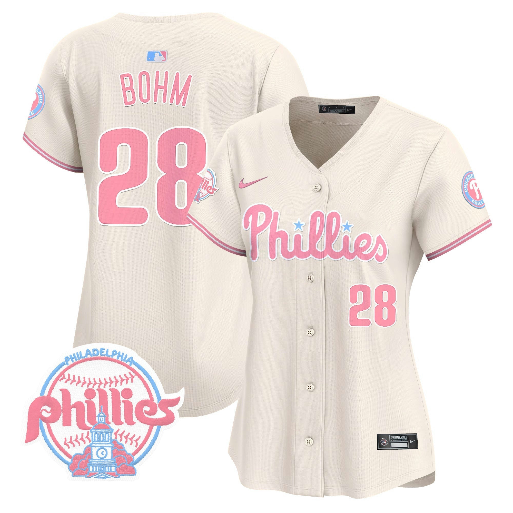 Camisa MLB Women’s Bubblegum Pink Vapor Premier Limited Jersey V2