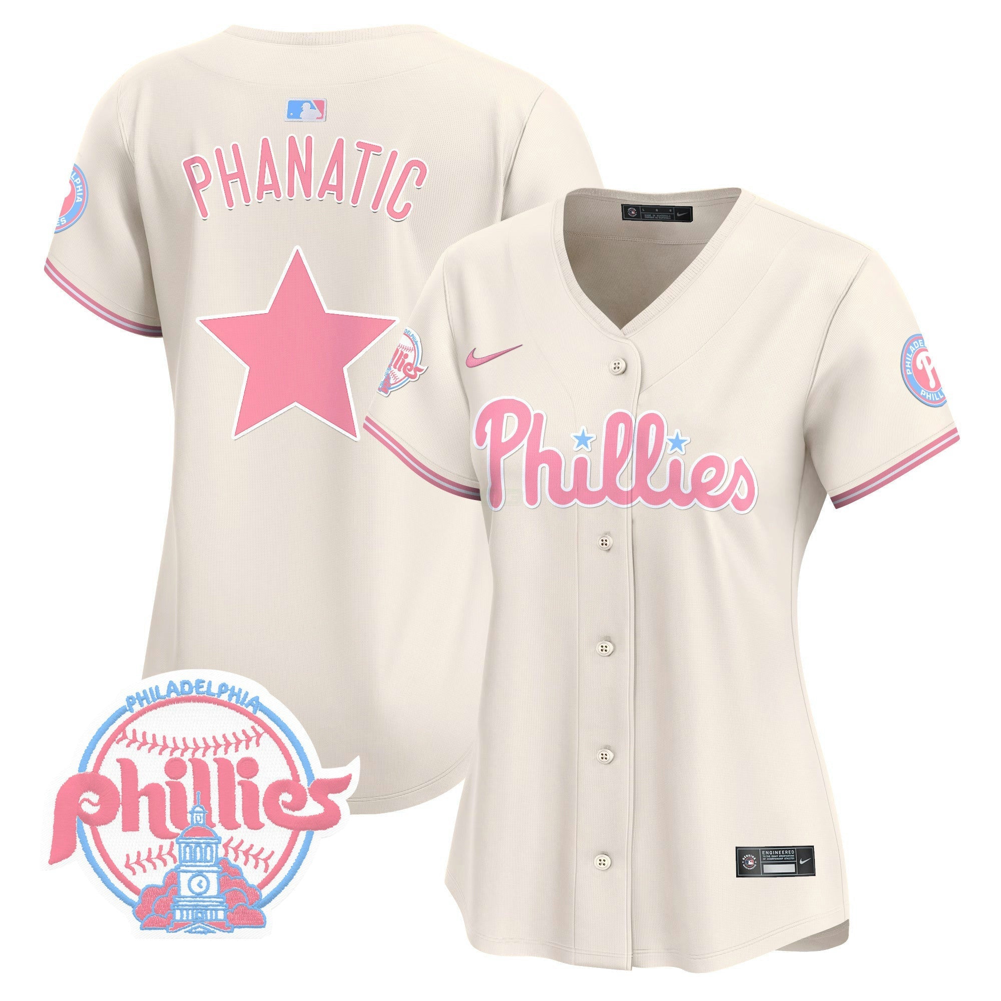 Camisa MLB Women’s Bubblegum Pink Vapor Premier Limited Jersey V2