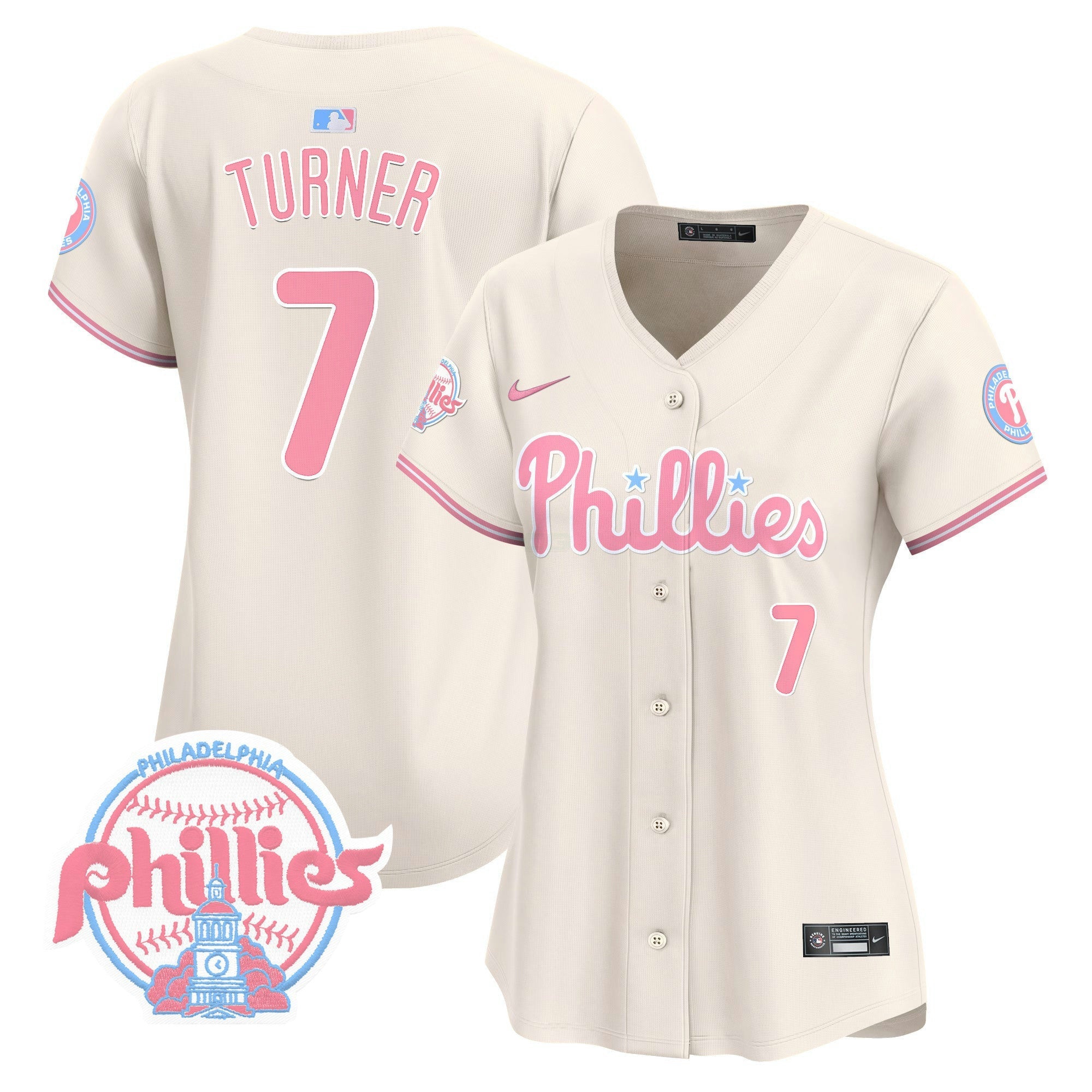 Camisa MLB Women’s Bubblegum Pink Vapor Premier Limited Jersey V2