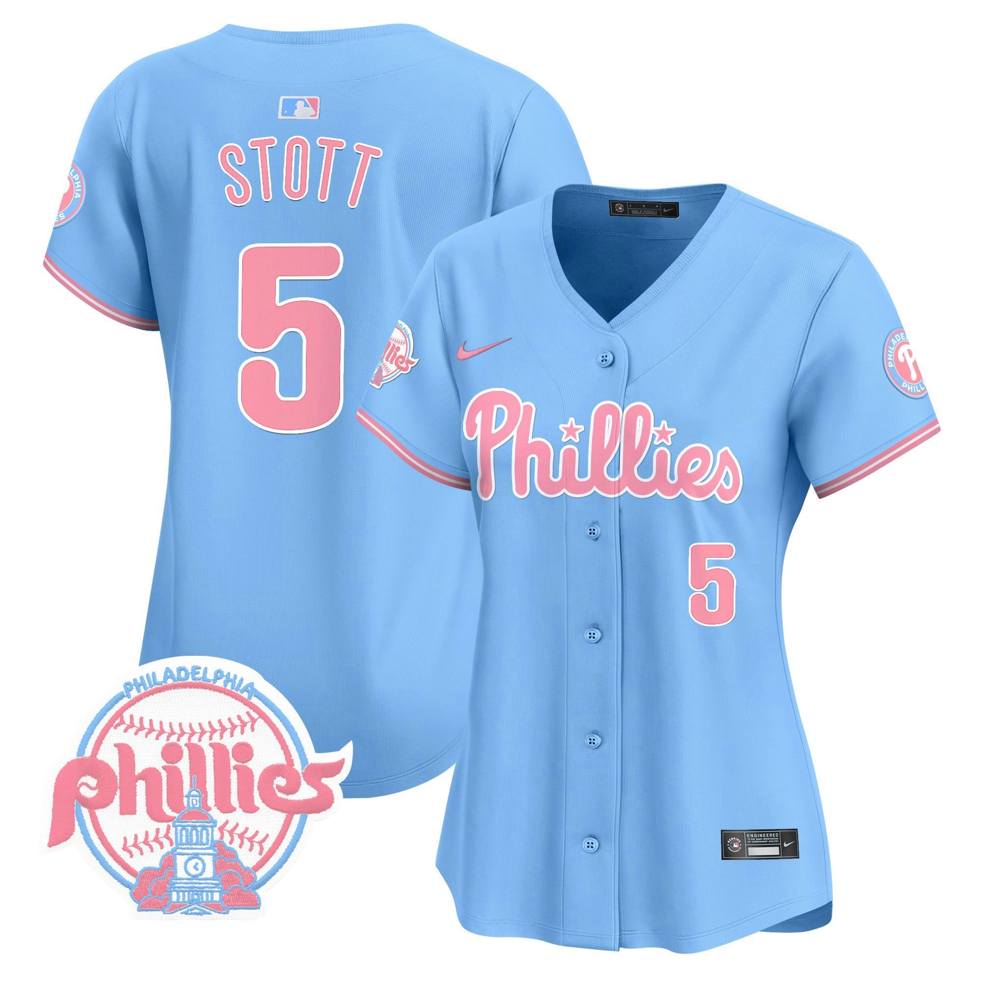 Camisa MLB Women’s Bubblegum Pink Vapor Premier Limited Jersey V2
