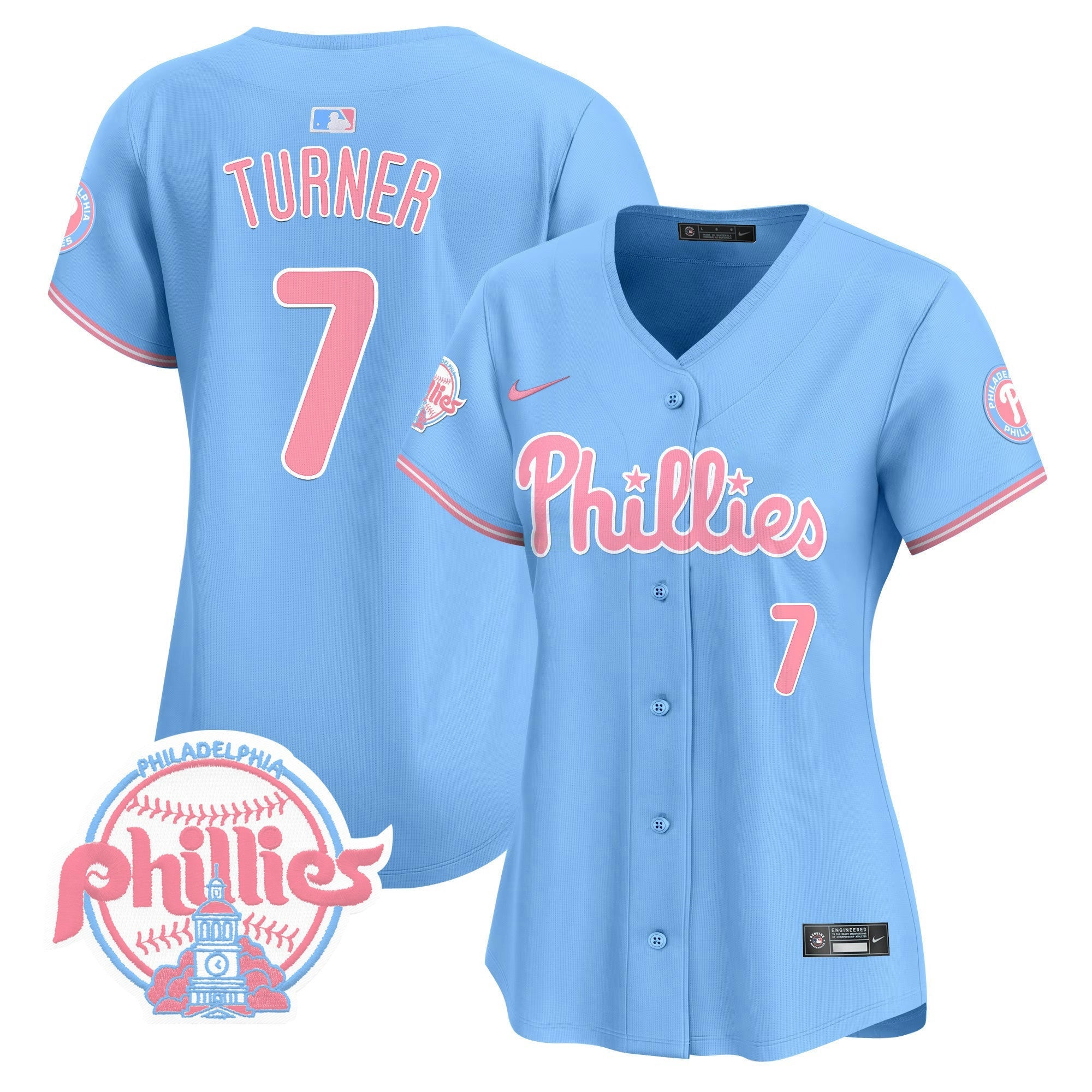 Camisa MLB Women’s Bubblegum Pink Vapor Premier Limited Jersey V2