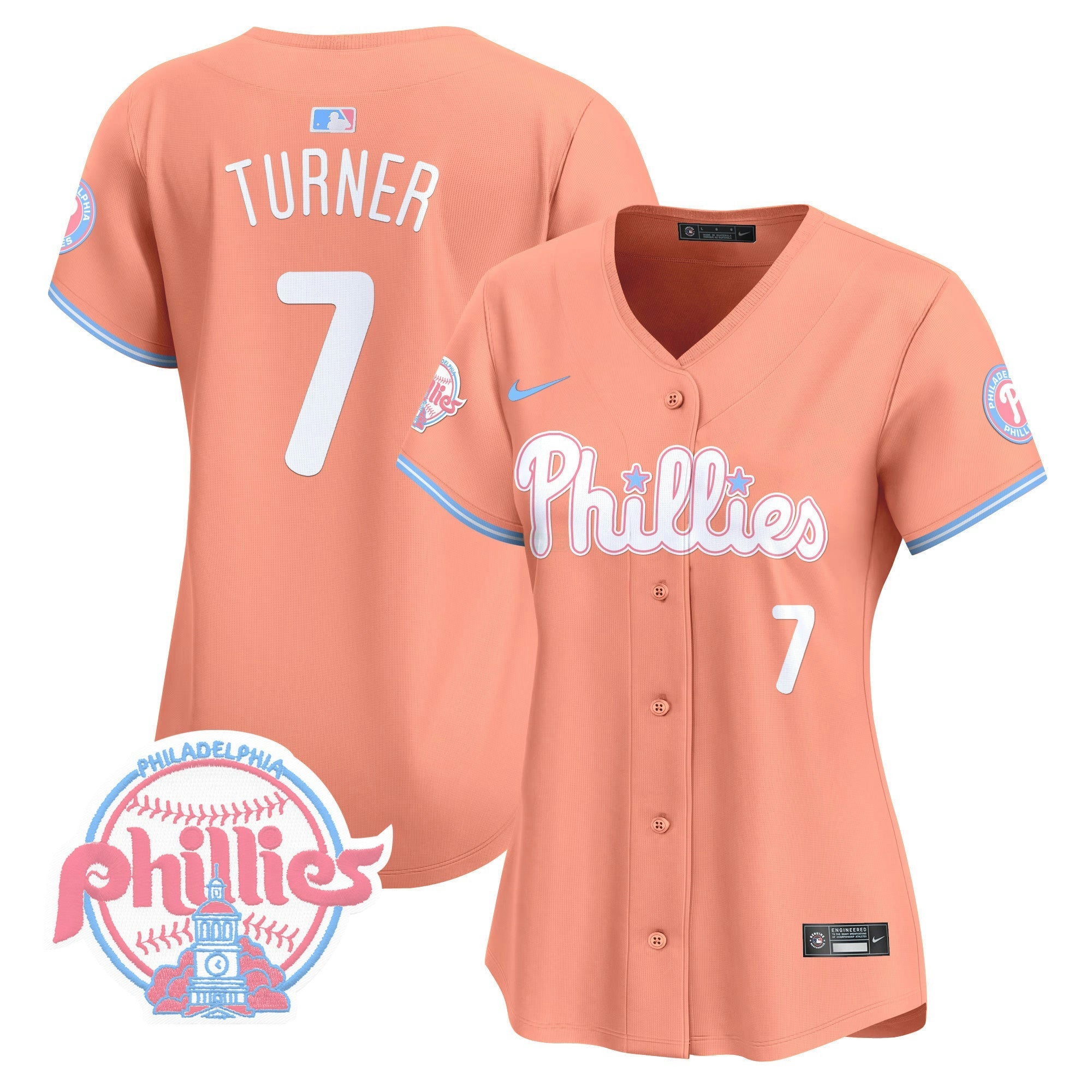 Camisa MLB Women’s Bubblegum Pink Vapor Premier Limited Jersey V2