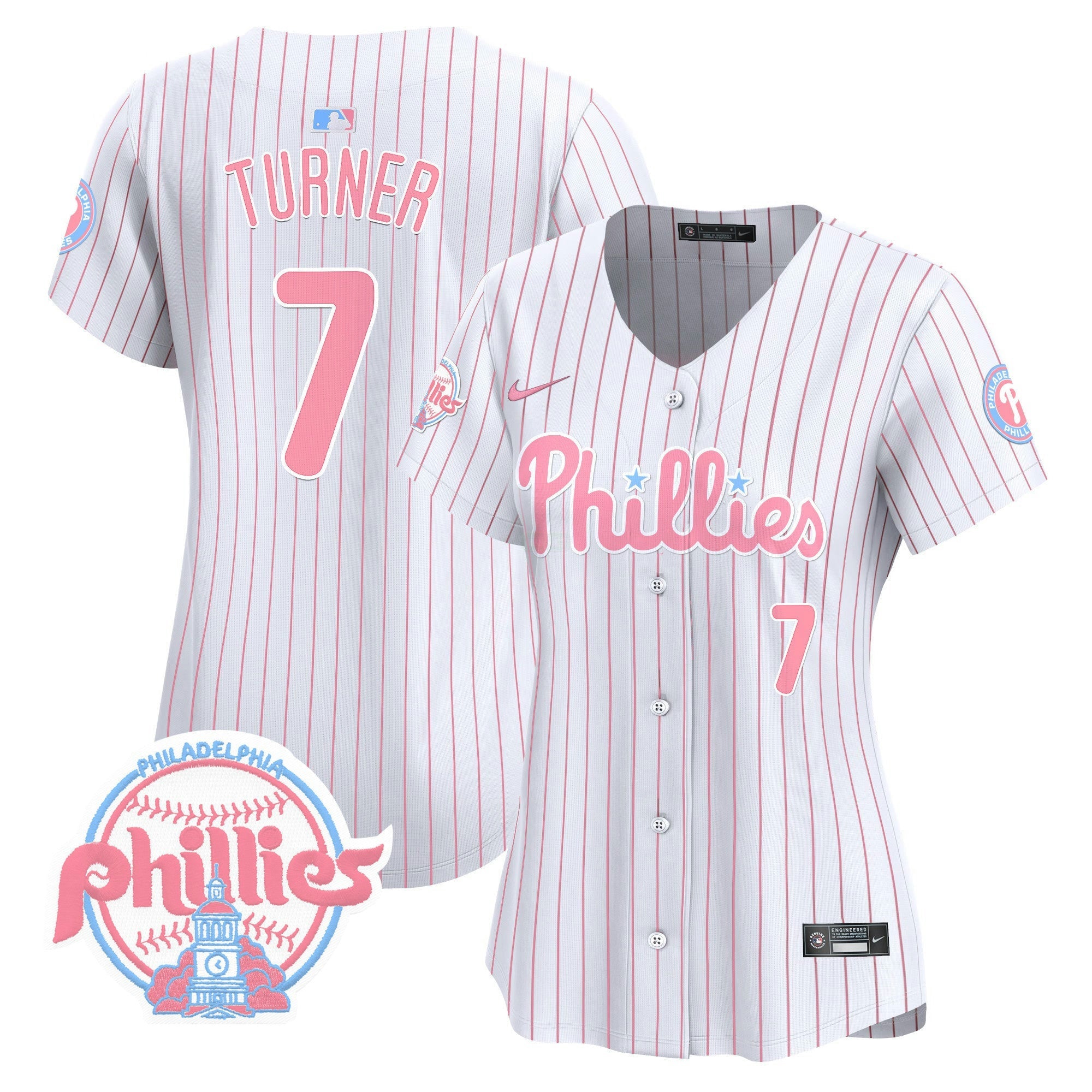 Camisa MLB Women’s Bubblegum Pink Vapor Premier Limited Jersey V2