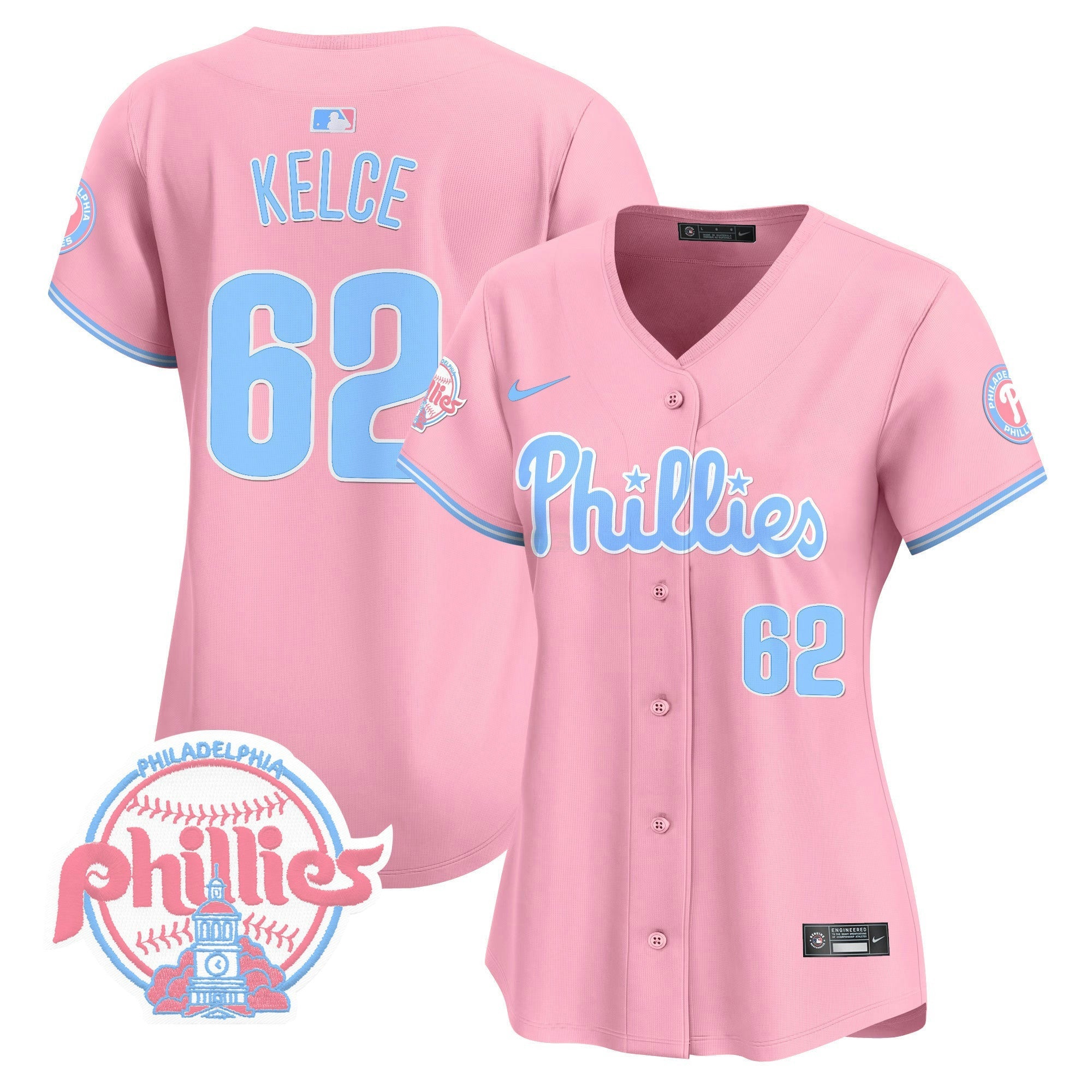 Camisa MLB Women’s Bubblegum Pink Vapor Premier Limited Jersey V2