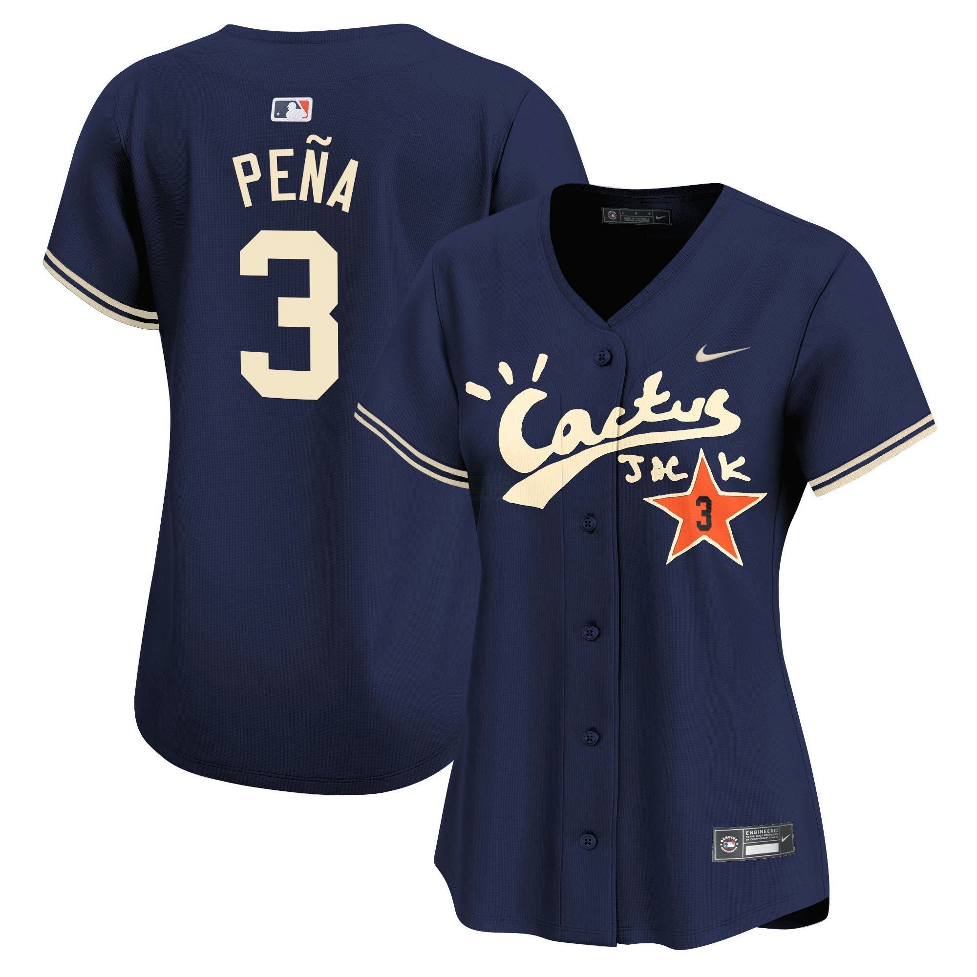 Camisa MLB Women’s Cactus Jack Vapor Premier Limited Jersey V2 – Stitched
