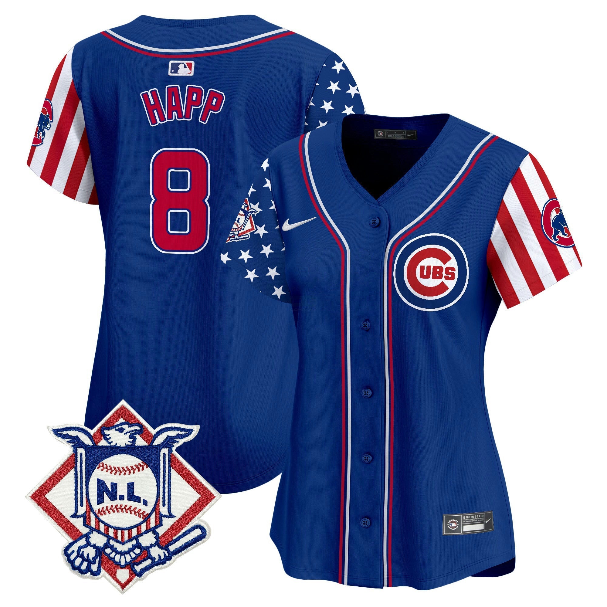 Camisa MLB Women’s Chicago 2024 Fourth of July Vapor Premier Limited Jersey V2