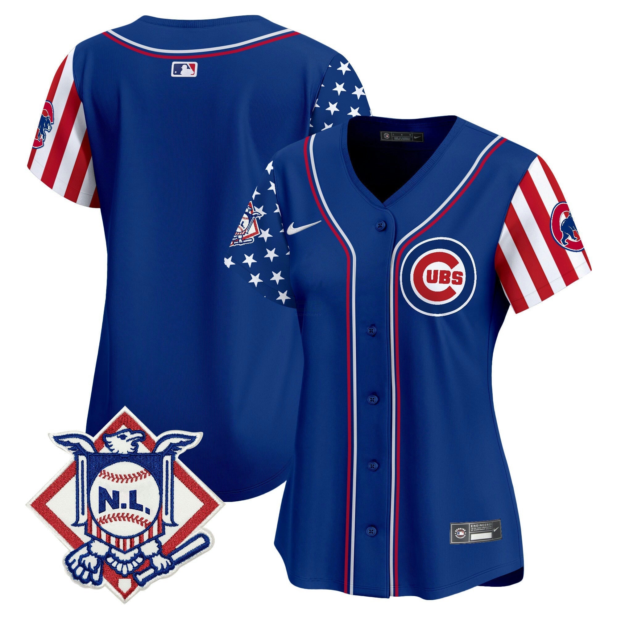 Camisa MLB Women’s Chicago 2024 Fourth of July Vapor Premier Limited Jersey V2
