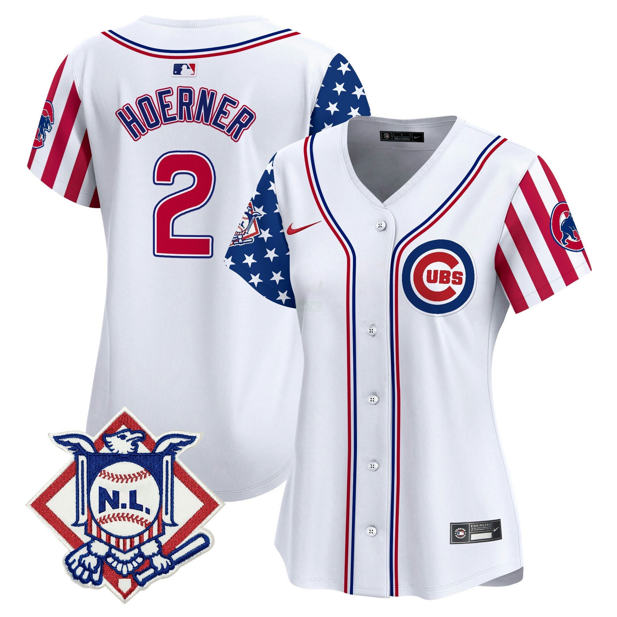 Camisa MLB Women’s Chicago 2024 Fourth of July Vapor Premier Limited Jersey V2