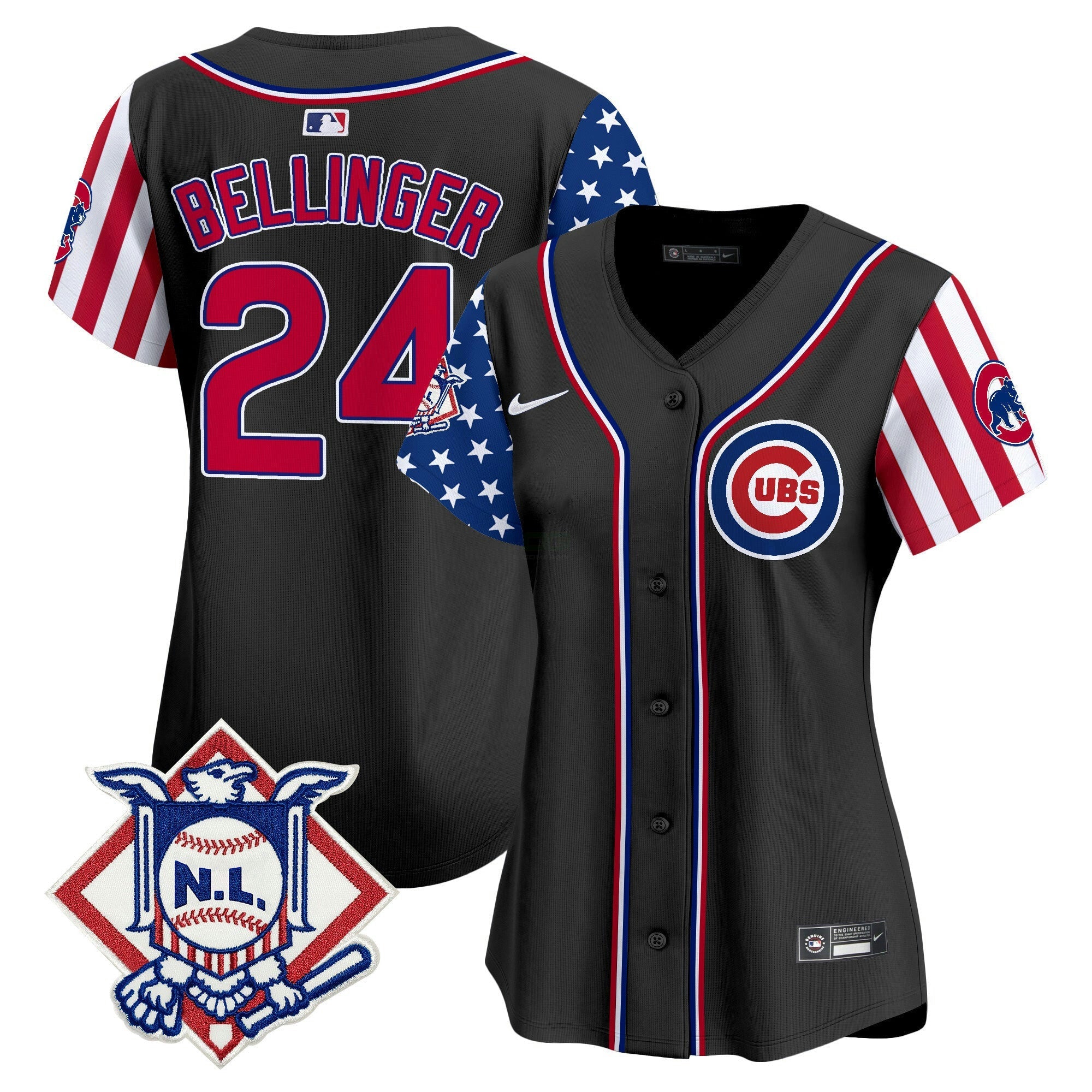 Camisa MLB Women’s Chicago 2024 Fourth of July Vapor Premier Limited Jersey V2