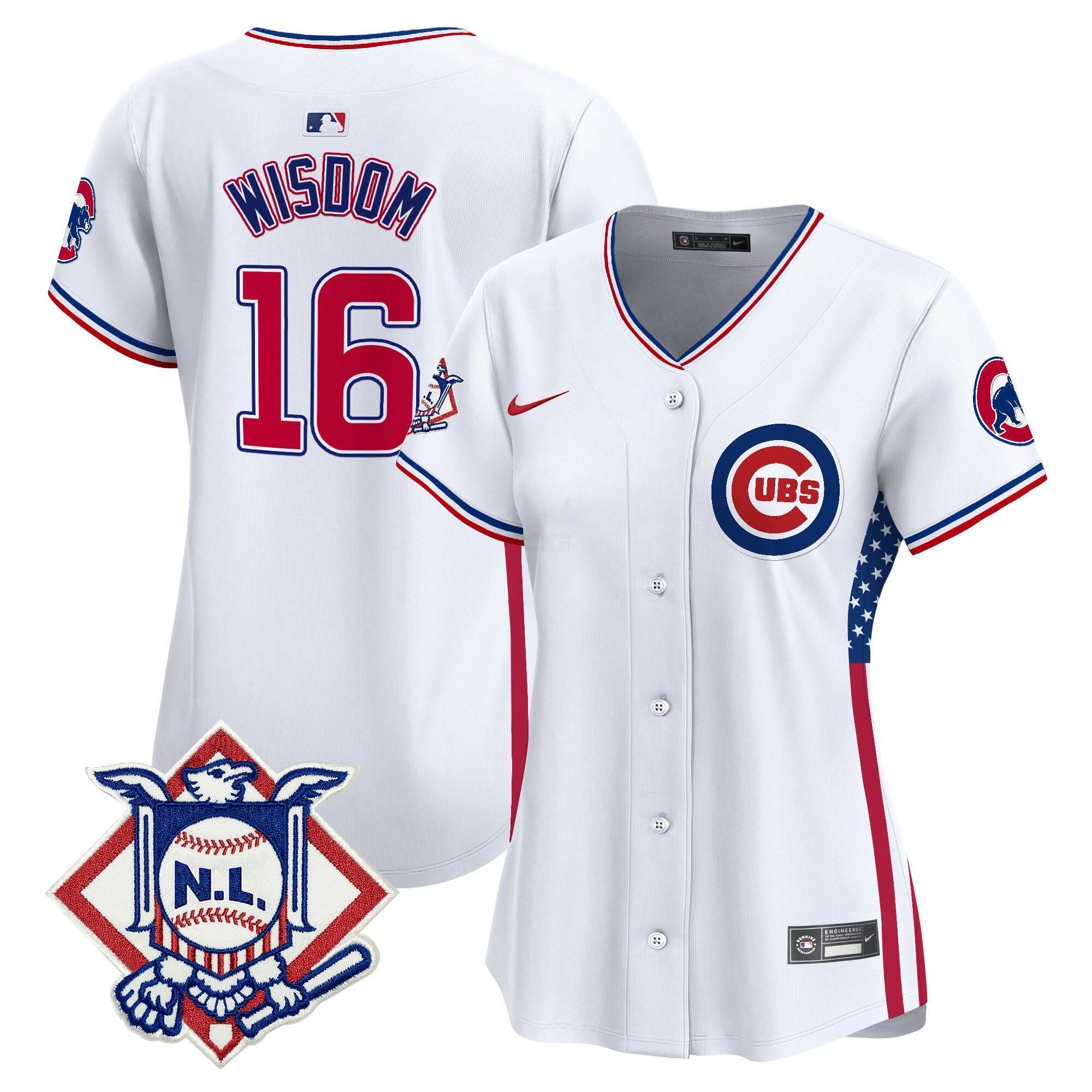 Camisa MLB Women’s Chicago 2024 Fourth of July Vapor Premier Limited Jersey V3