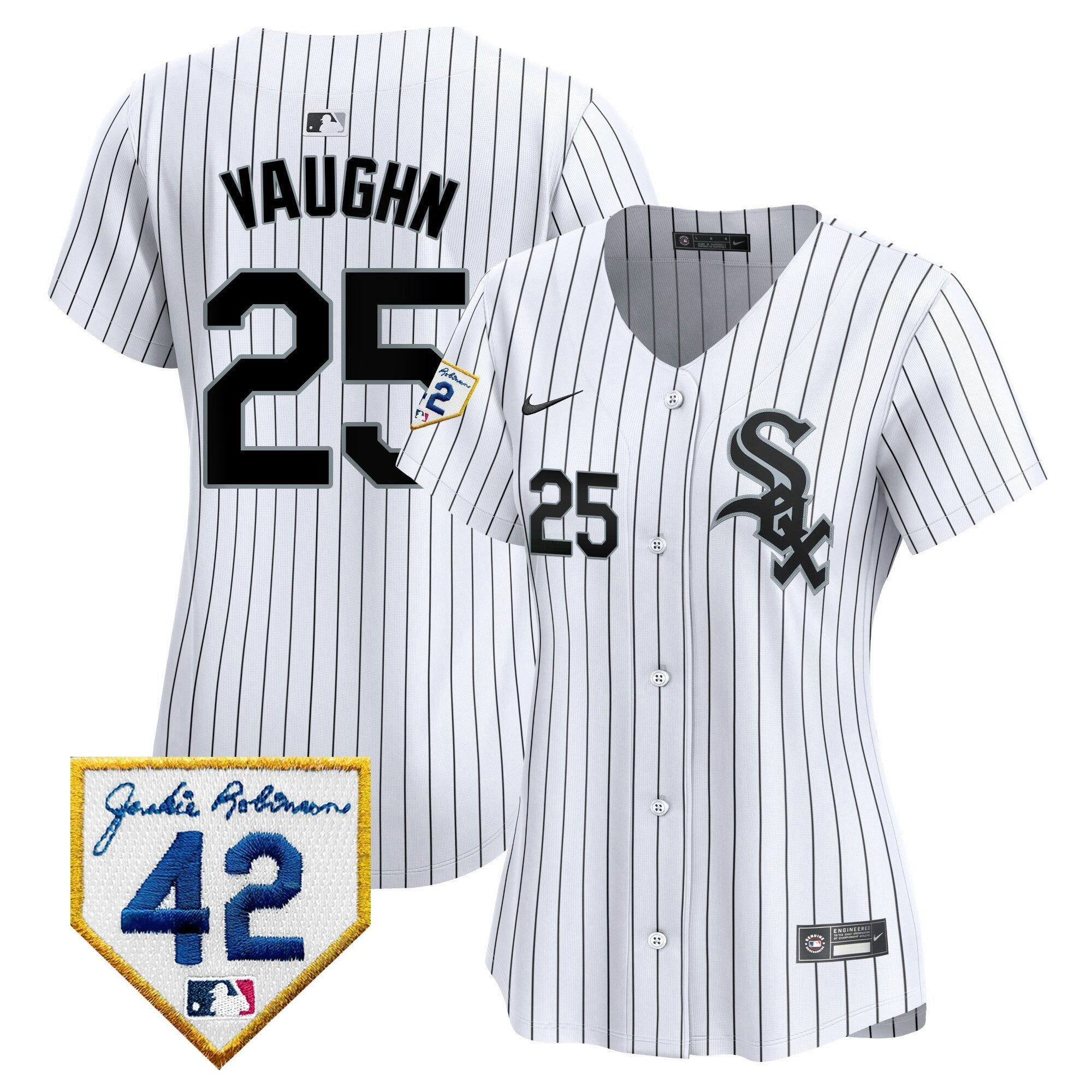 Camisa MLB Women’s Chicago 2024 Jackie Robinson Patch Vapor Premier Limited Jersey