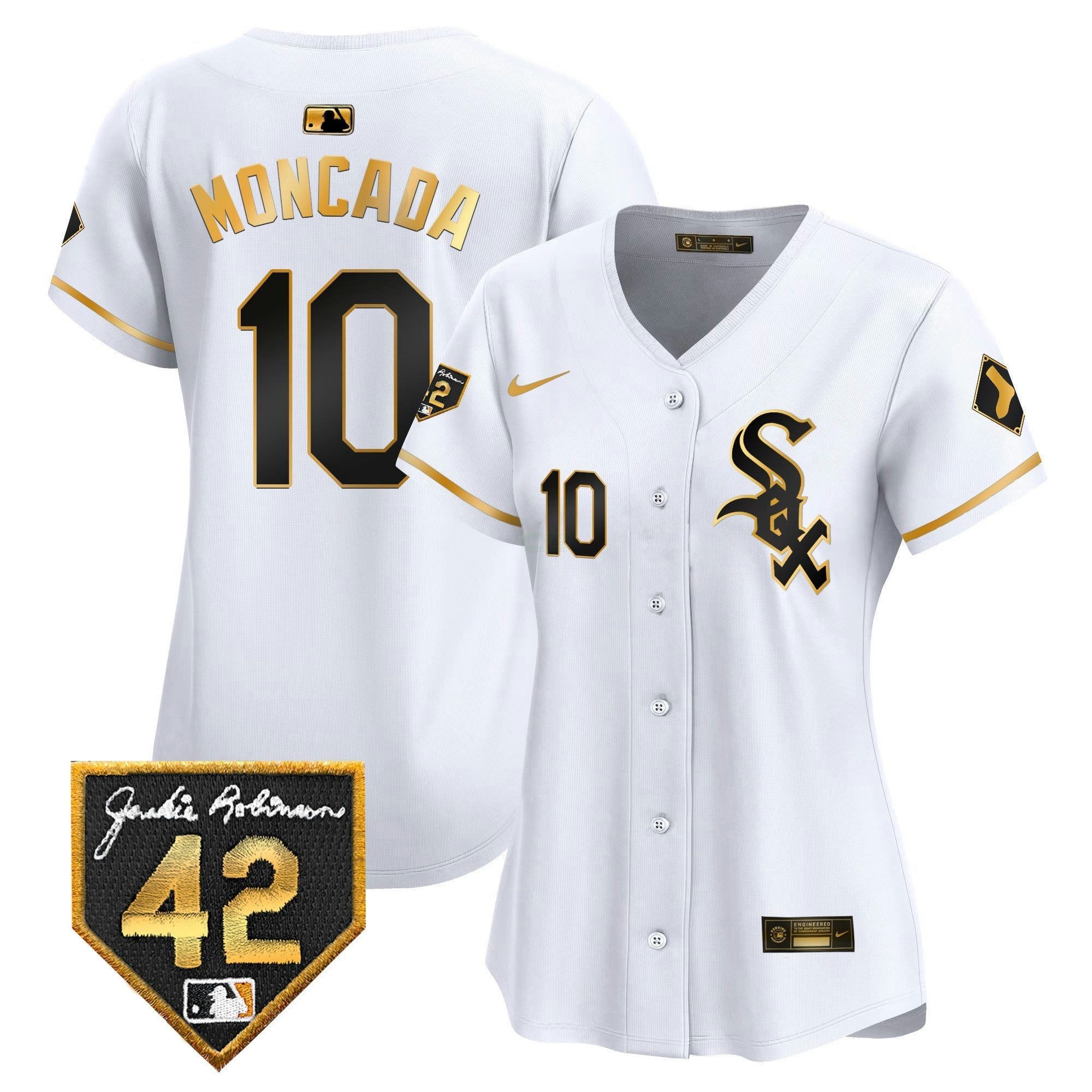 Camisa MLB Women’s Chicago 2024 Jackie Robinson Patch Vapor Premier Limited Jersey