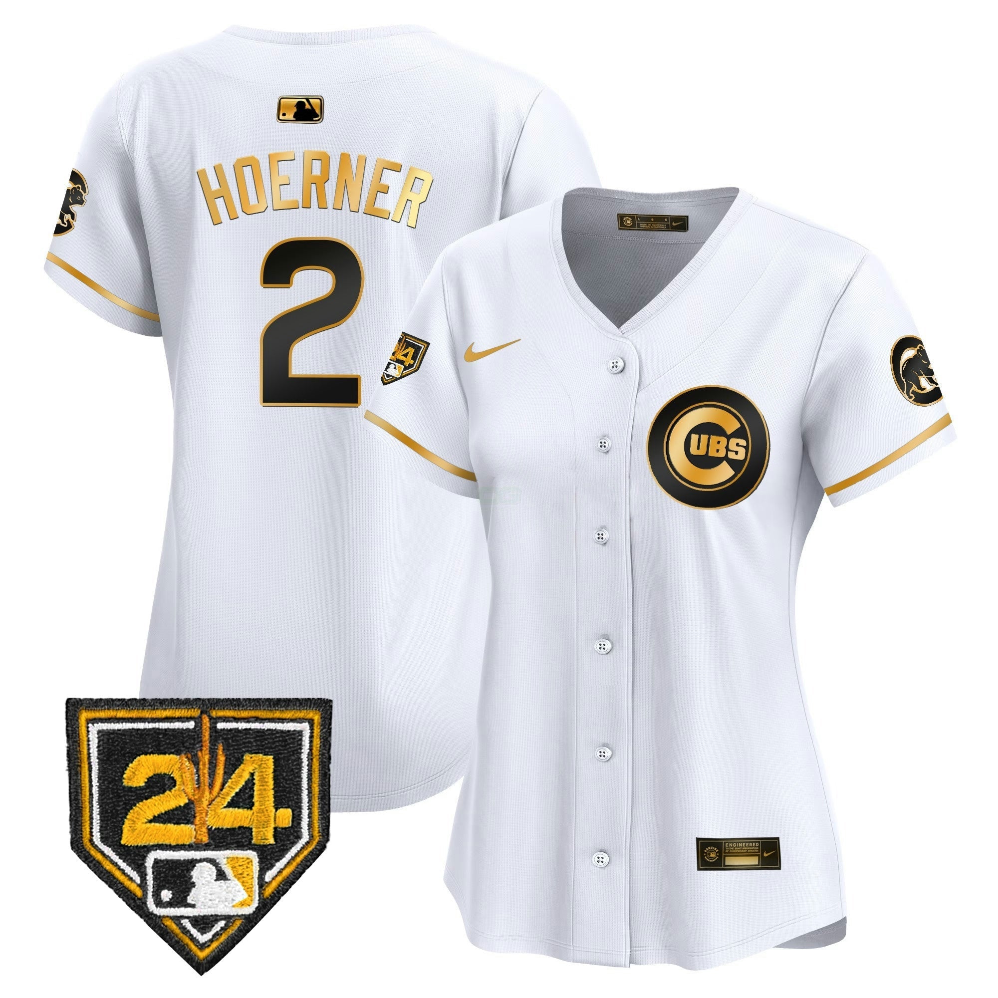 Camisa MLB Women’s Chicago 2024 Spring Training Patch Vapor Premier Limited Jersey V2