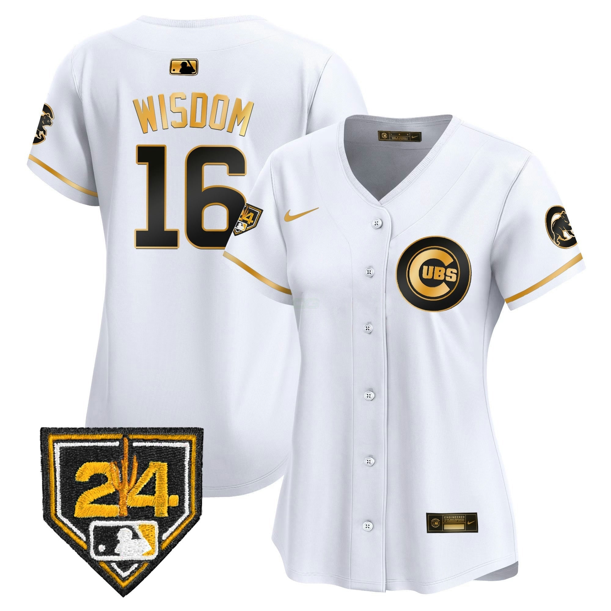 Camisa MLB Women’s Chicago 2024 Spring Training Patch Vapor Premier Limited Jersey V2