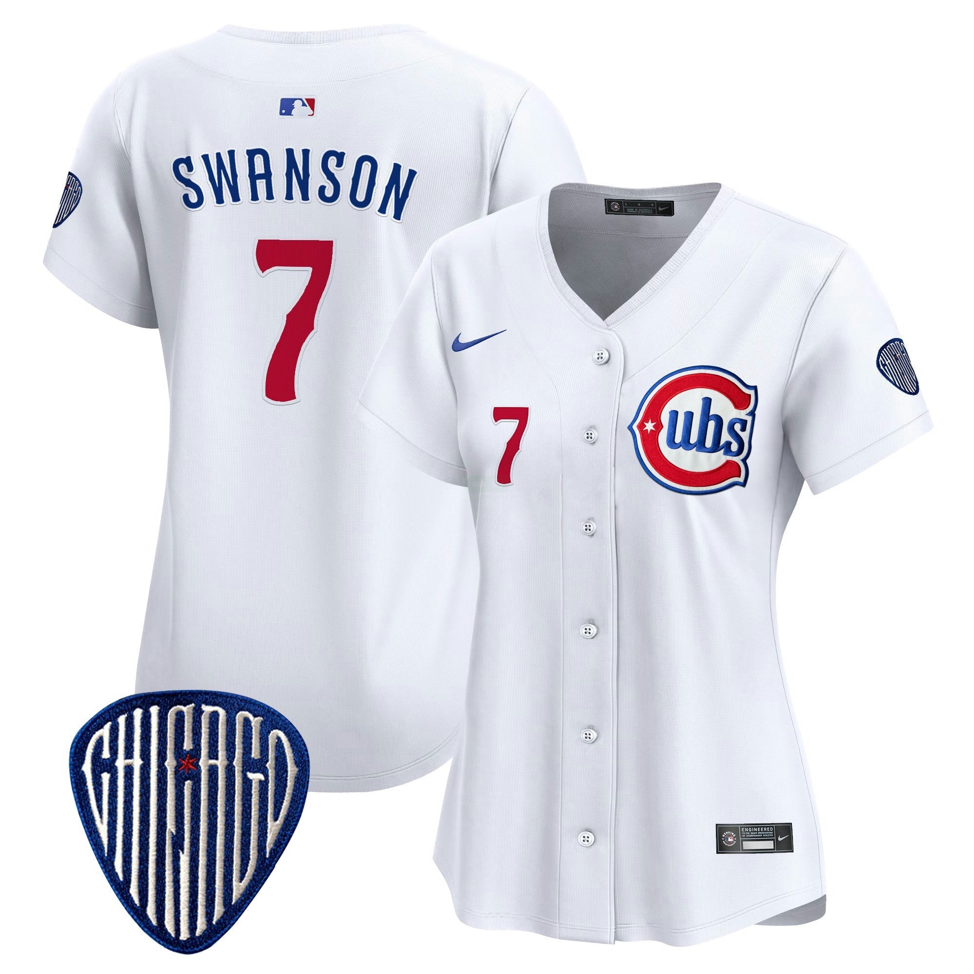 Camisa MLB Women’s Chicago Blue Alternativa Vapor Premier Limited Jersey