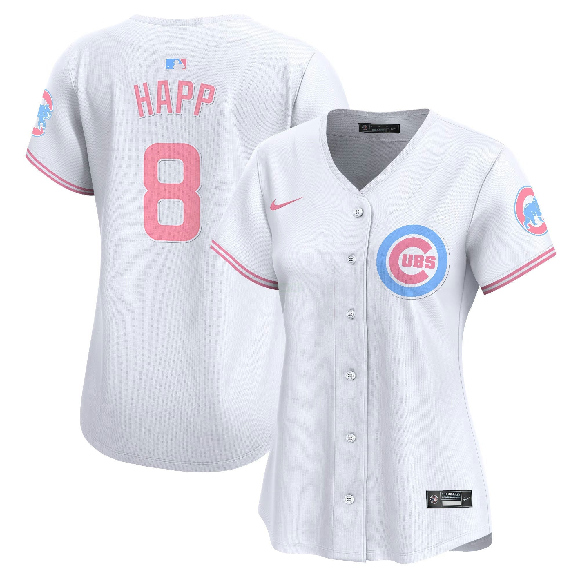 Camisa MLB Women’s Chicago Bubblegum Pink Vapor Premier Limited Jersey