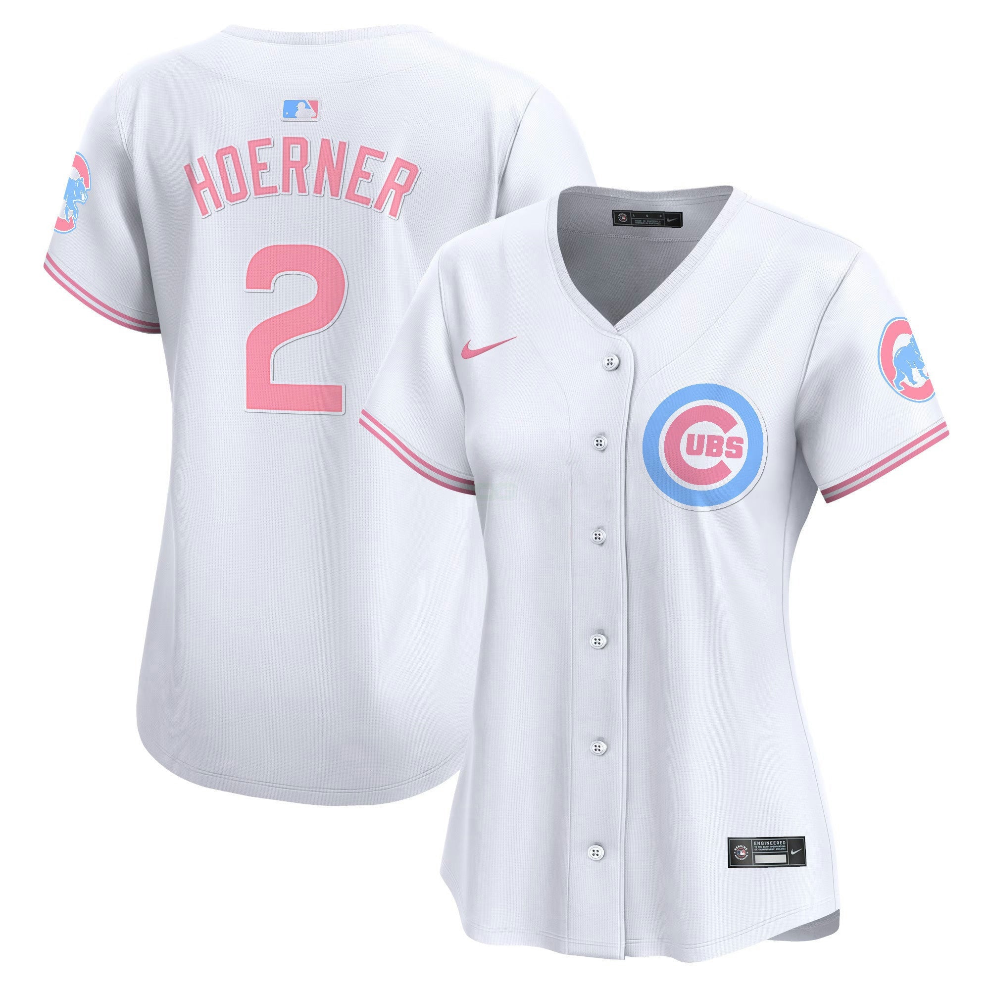 Camisa MLB Women’s Chicago Bubblegum Pink Vapor Premier Limited Jersey