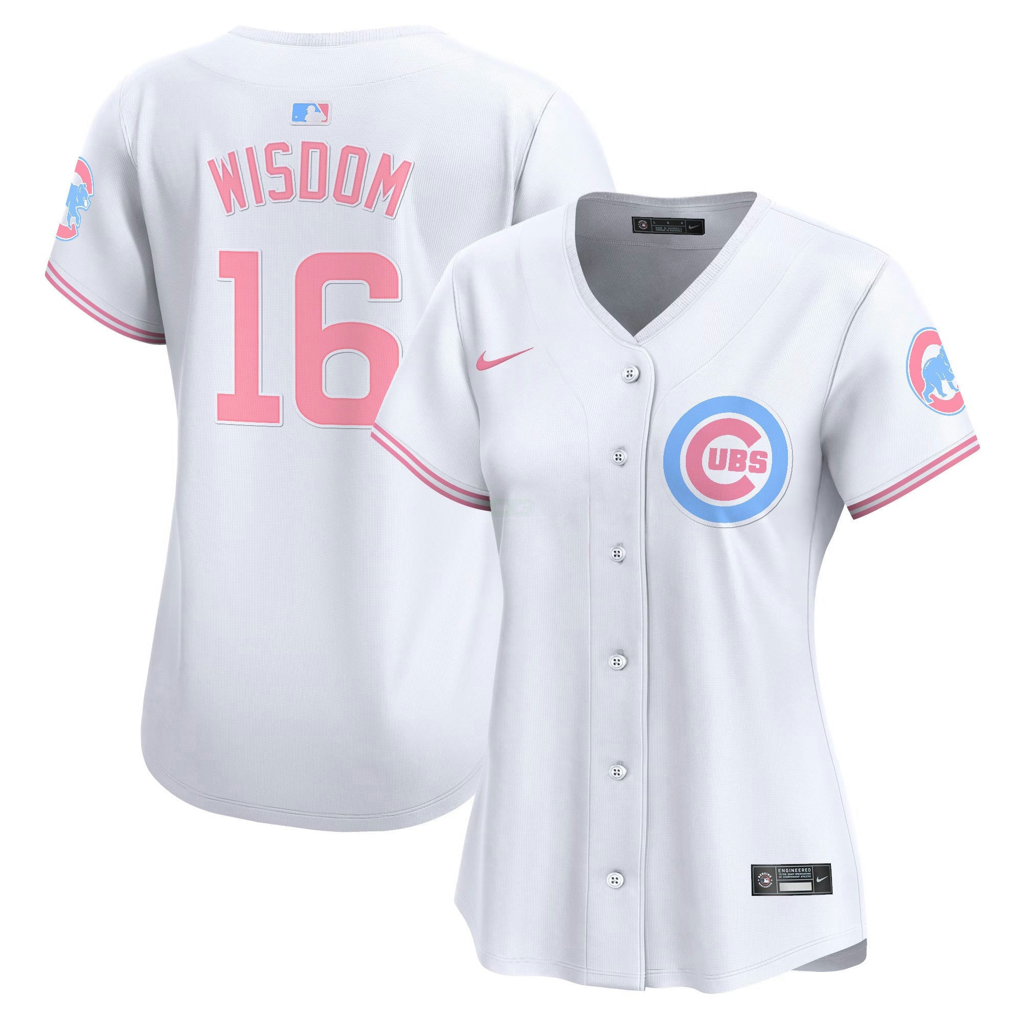 Camisa MLB Women’s Chicago Bubblegum Pink Vapor Premier Limited Jersey