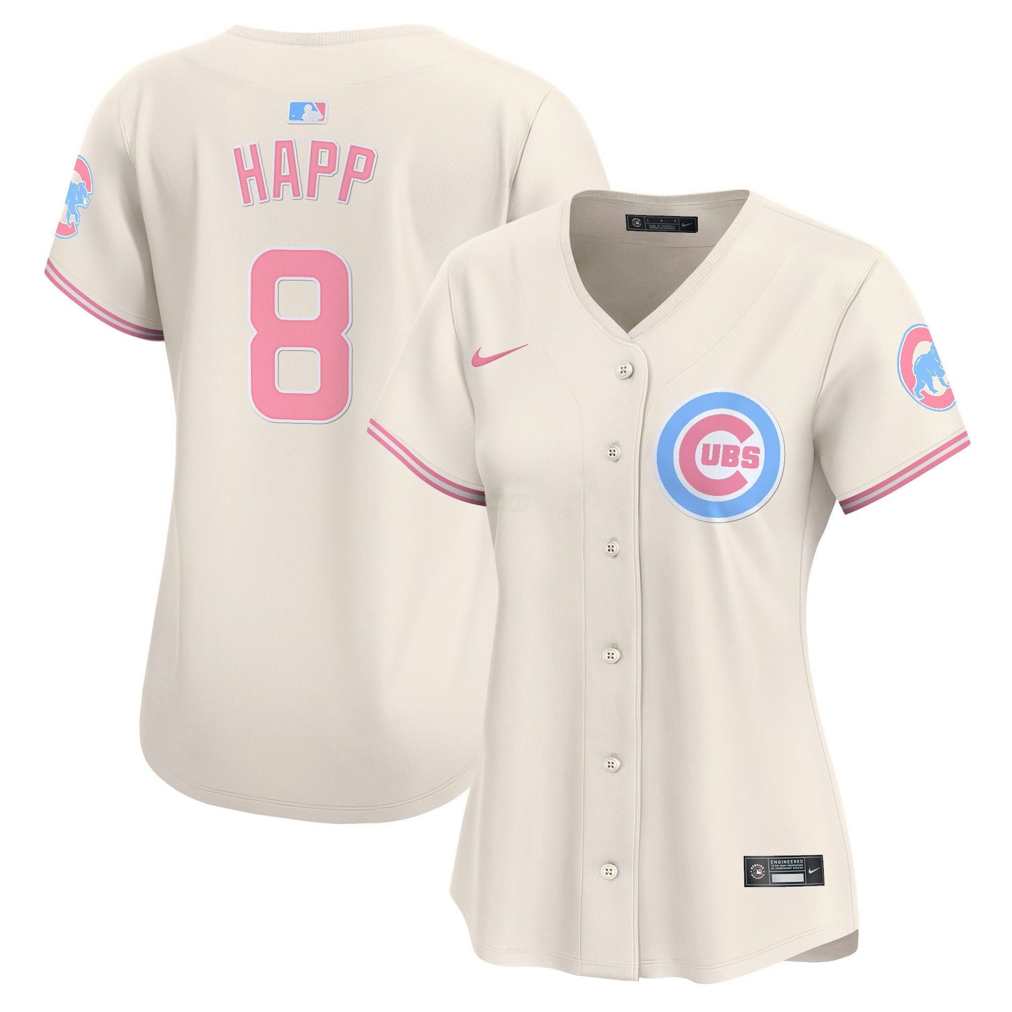 Camisa MLB Women’s Chicago Bubblegum Pink Vapor Premier Limited Jersey