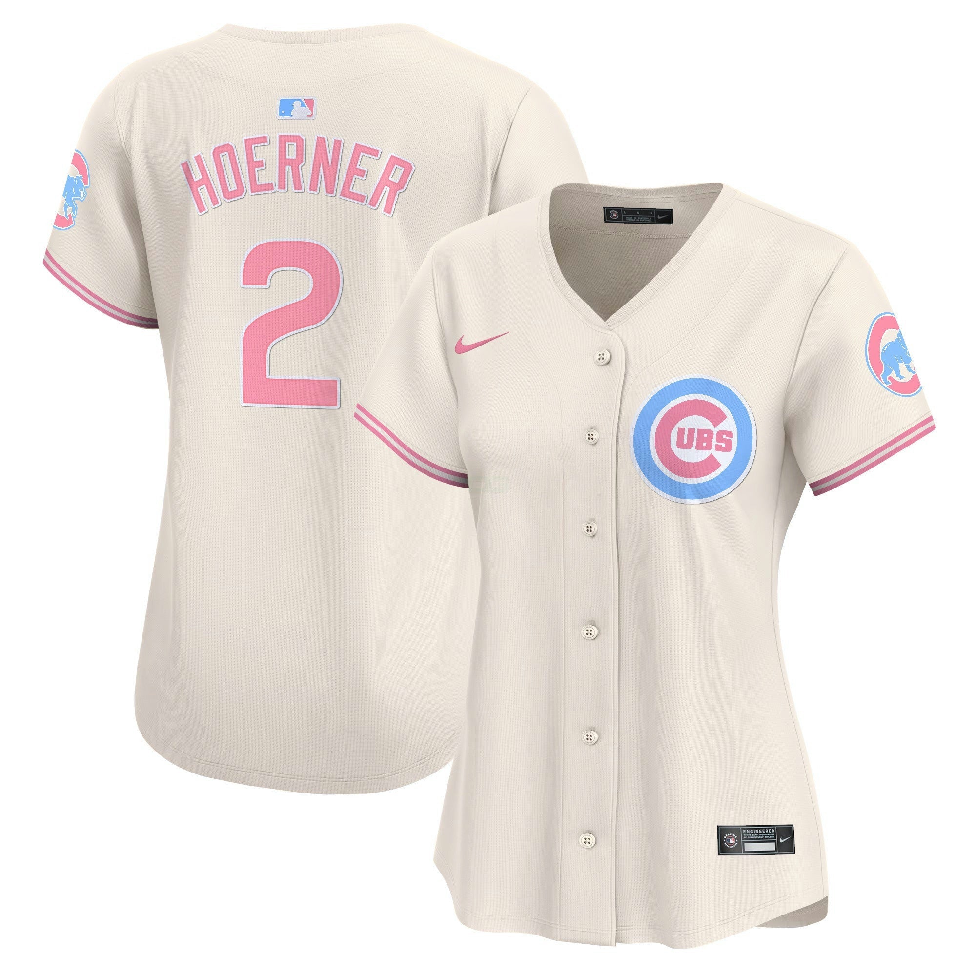 Camisa MLB Women’s Chicago Bubblegum Pink Vapor Premier Limited Jersey