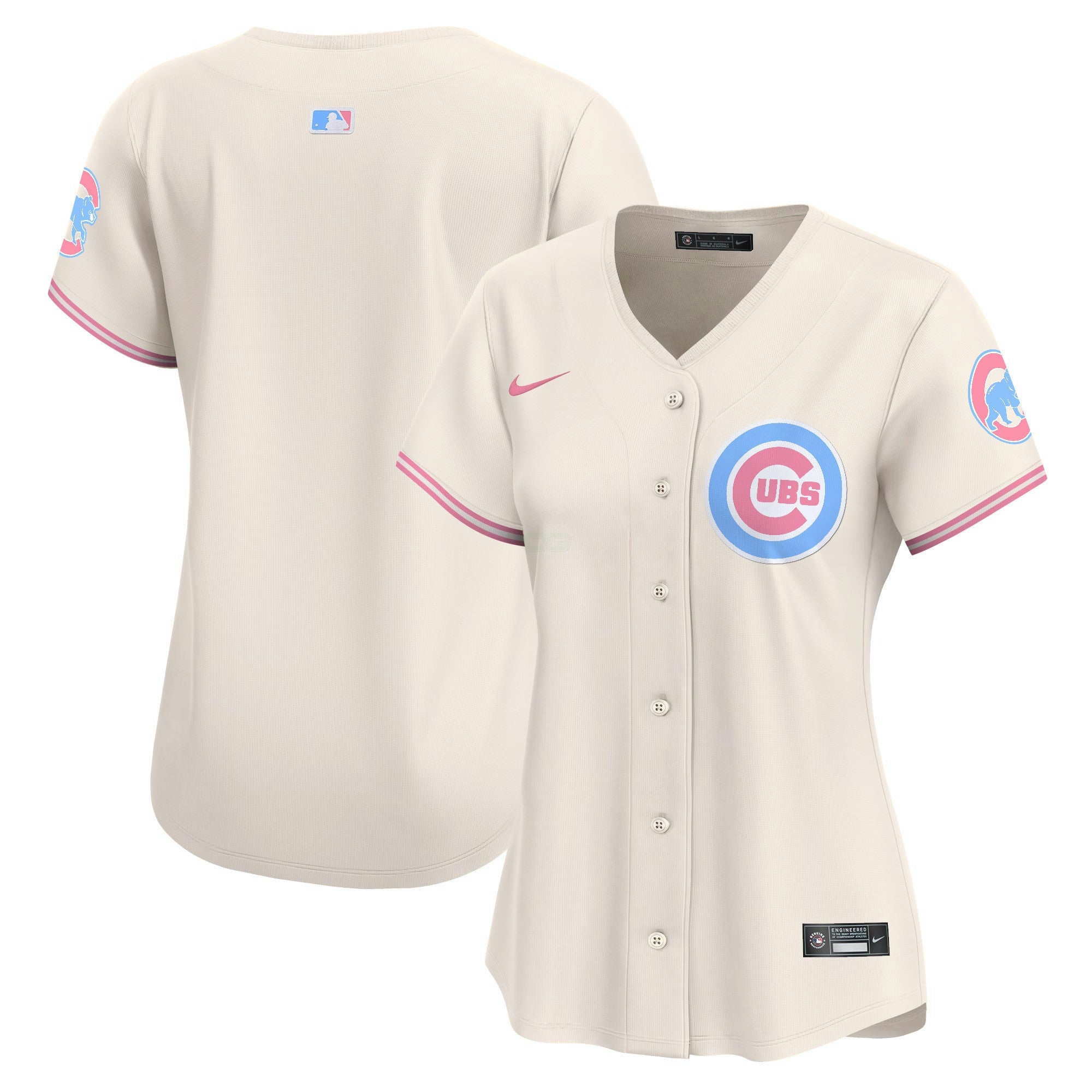 Camisa MLB Women’s Chicago Bubblegum Pink Vapor Premier Limited Jersey