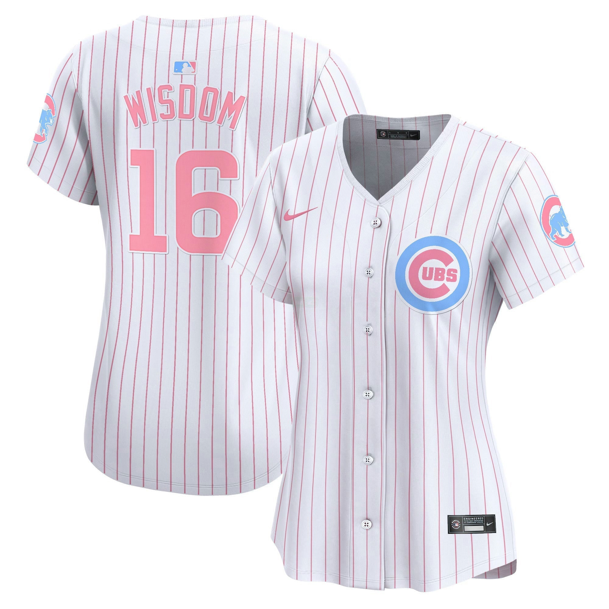 Camisa MLB Women’s Chicago Bubblegum Pink Vapor Premier Limited Jersey