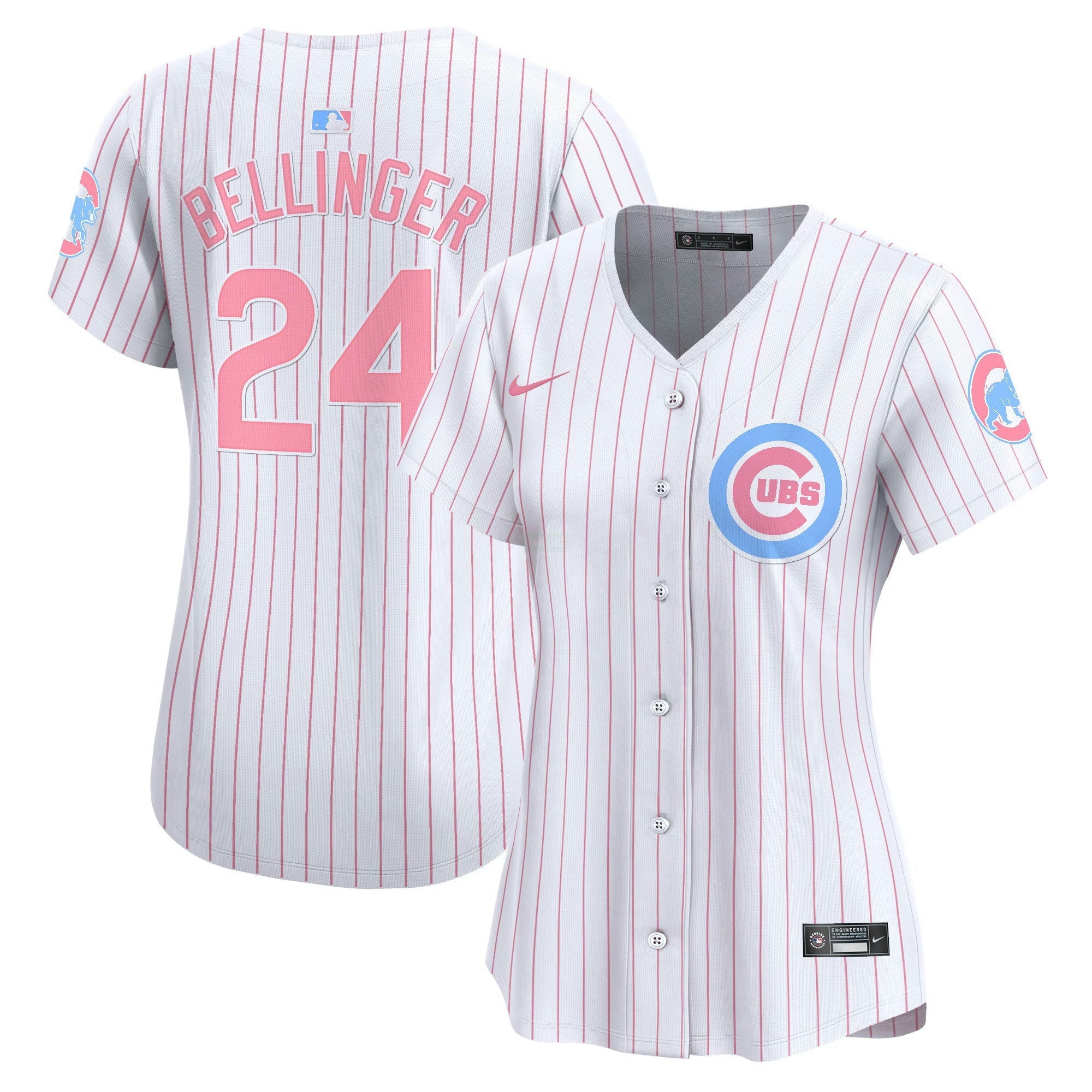 Camisa MLB Women’s Chicago Bubblegum Pink Vapor Premier Limited Jersey