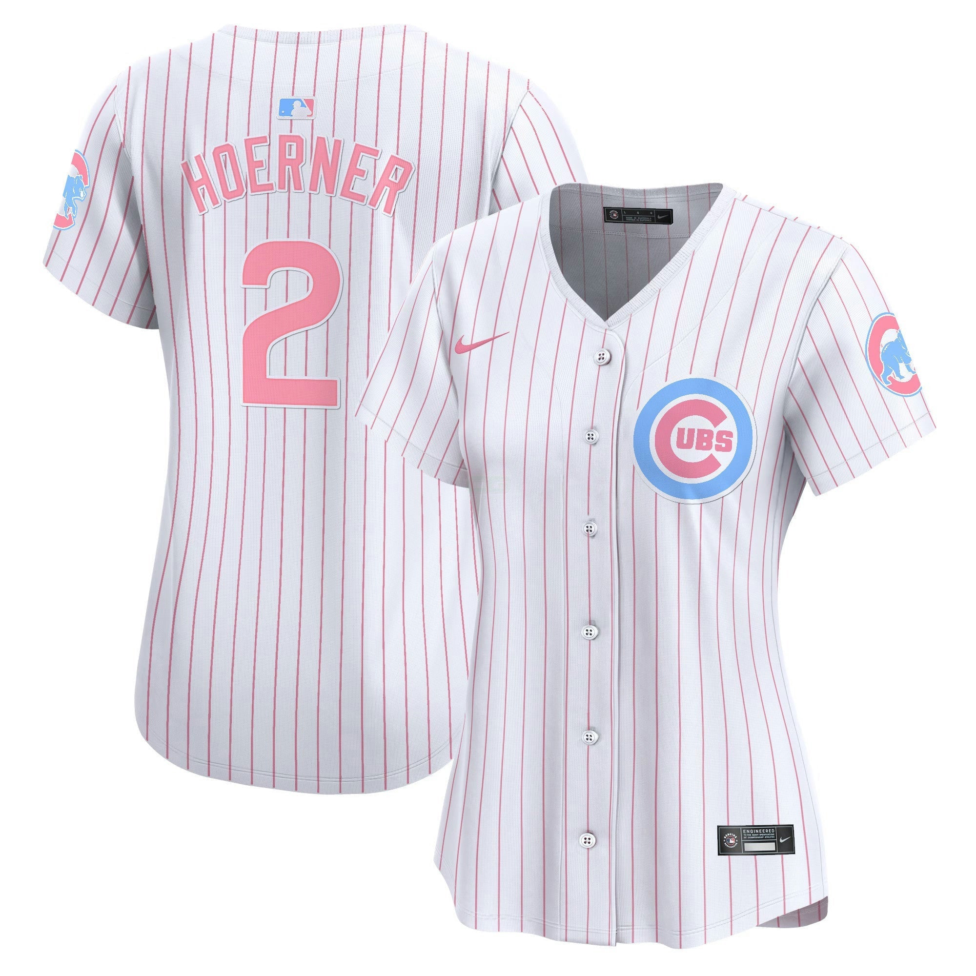 Camisa MLB Women’s Chicago Bubblegum Pink Vapor Premier Limited Jersey