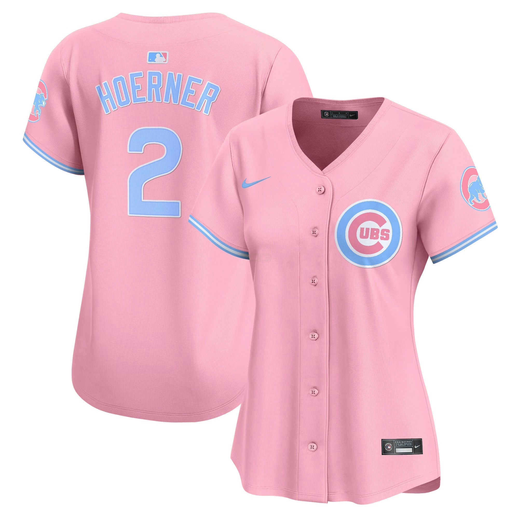 Camisa MLB Women’s Chicago Bubblegum Pink Vapor Premier Limited Jersey