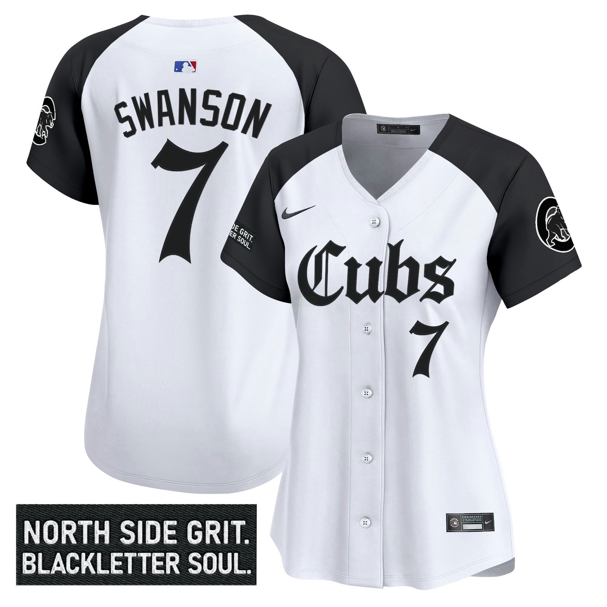 Camisa MLB Women’s Chicago ‘Gothic North Side Edition’ Vapor Premier Limited Jersey