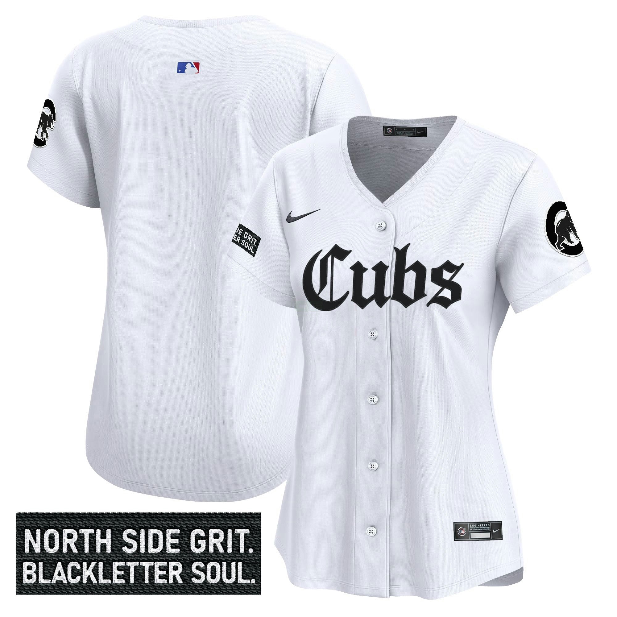 Camisa MLB Women’s Chicago ‘Gothic North Side Edition’ Vapor Premier Limited Jersey