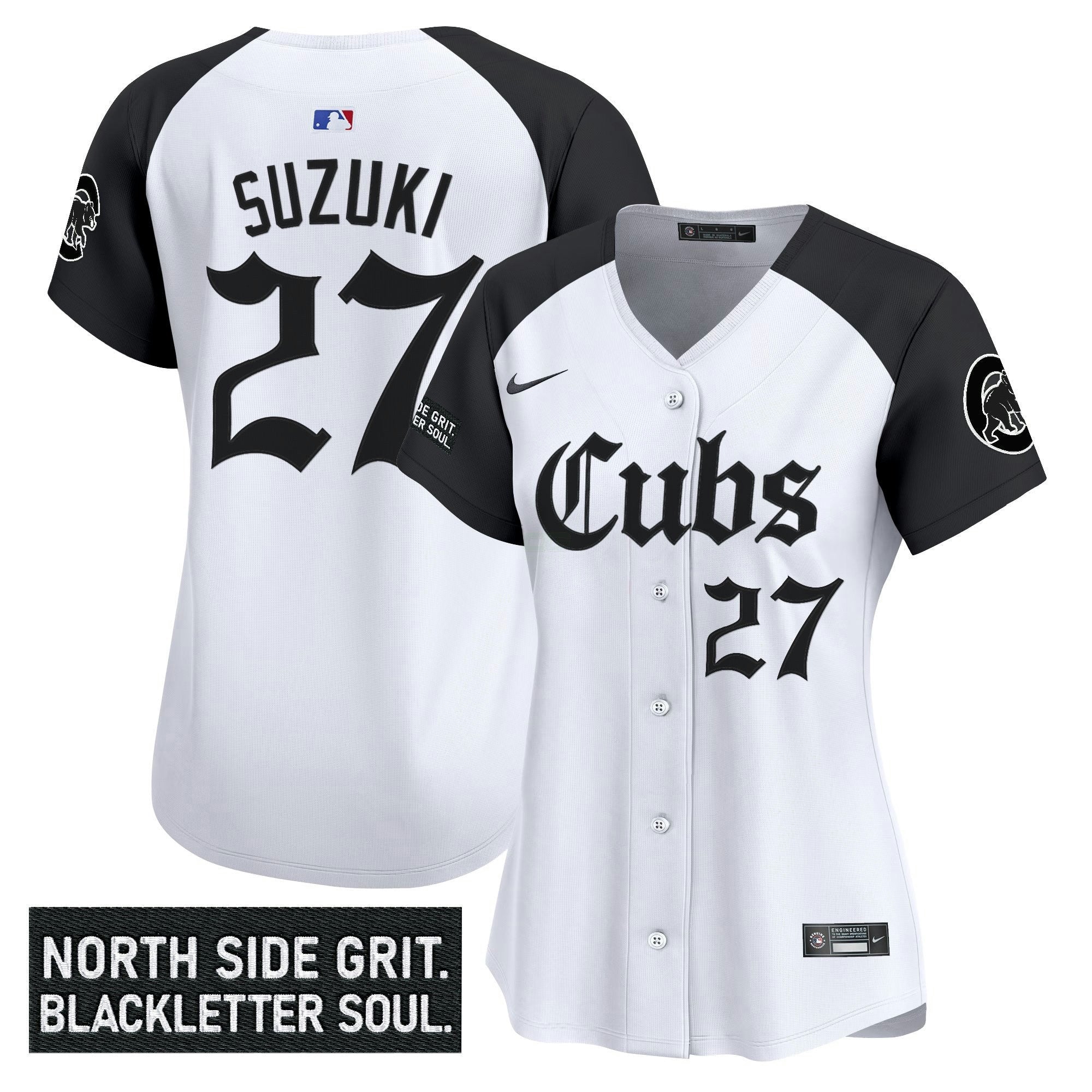 Camisa MLB Women’s Chicago ‘Gothic North Side Edition’ Vapor Premier Limited Jersey