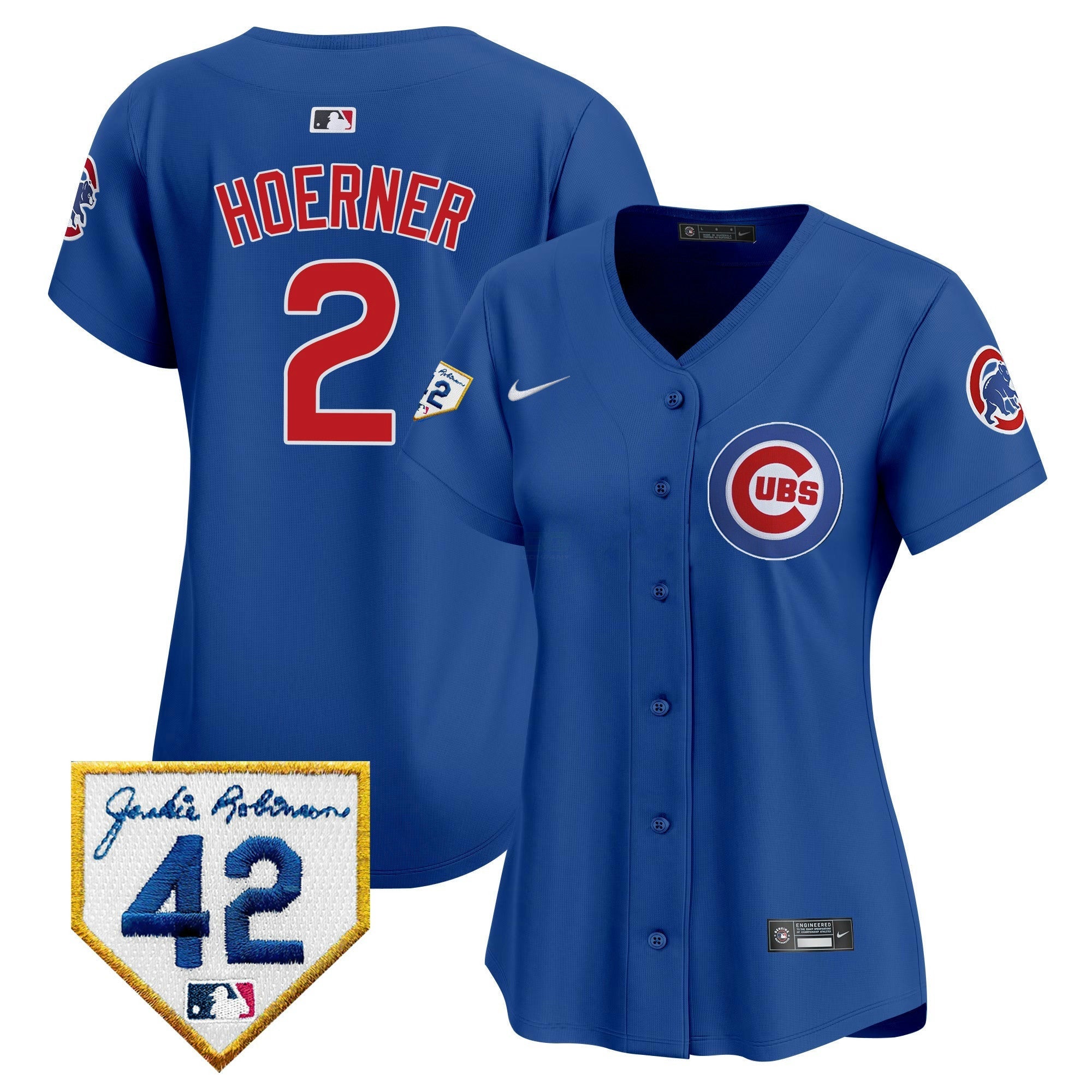Camisa MLB Women’s Chicago Jackie Robinson Patch Vapor Premier Limited Jersey