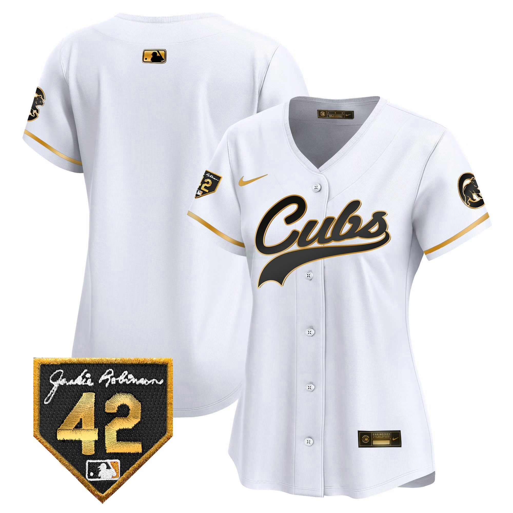 Camisa MLB Women’s Chicago Jackie Robinson Patch Vapor Premier Limited Jersey
