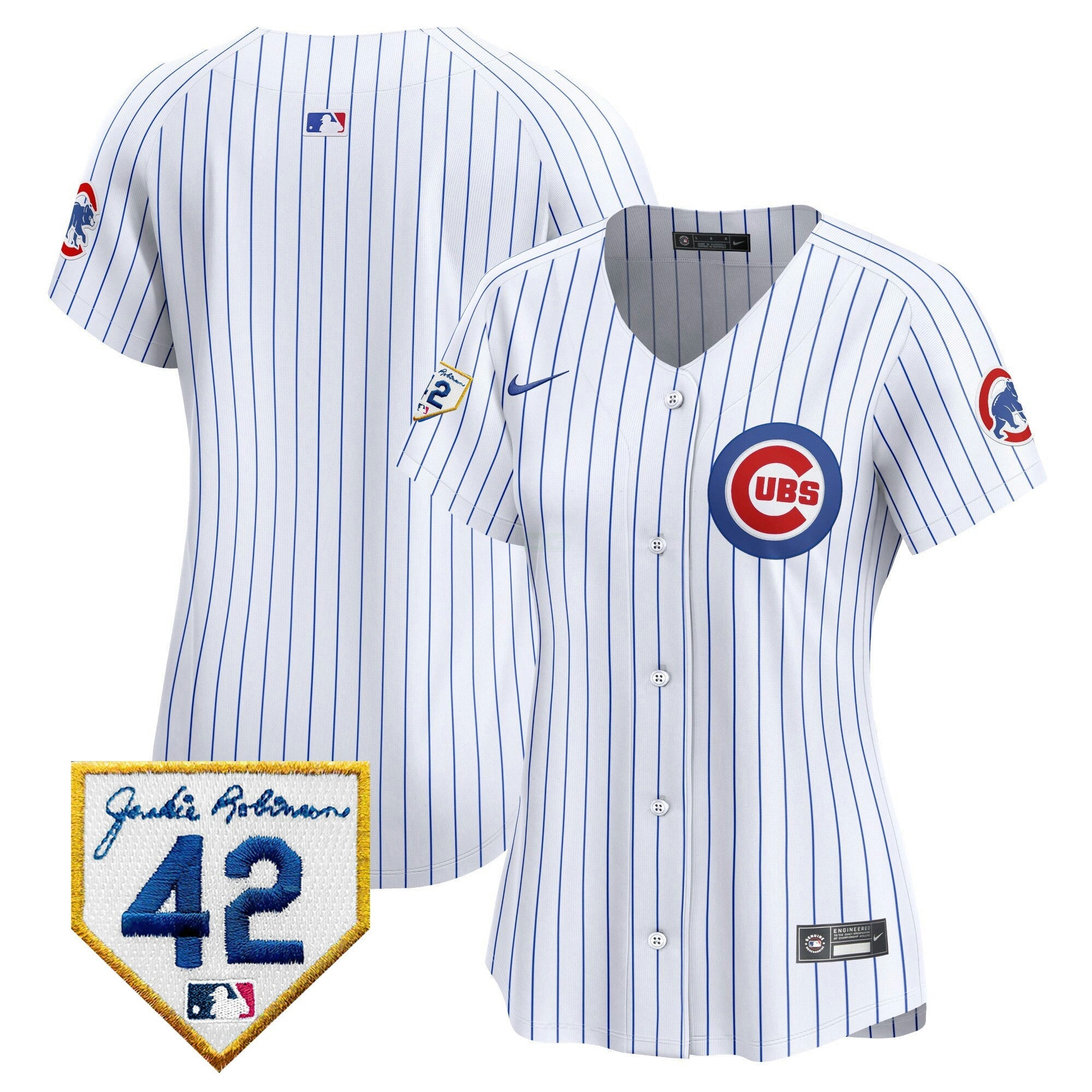 Camisa MLB Women’s Chicago Jackie Robinson Patch Vapor Premier Limited Jersey