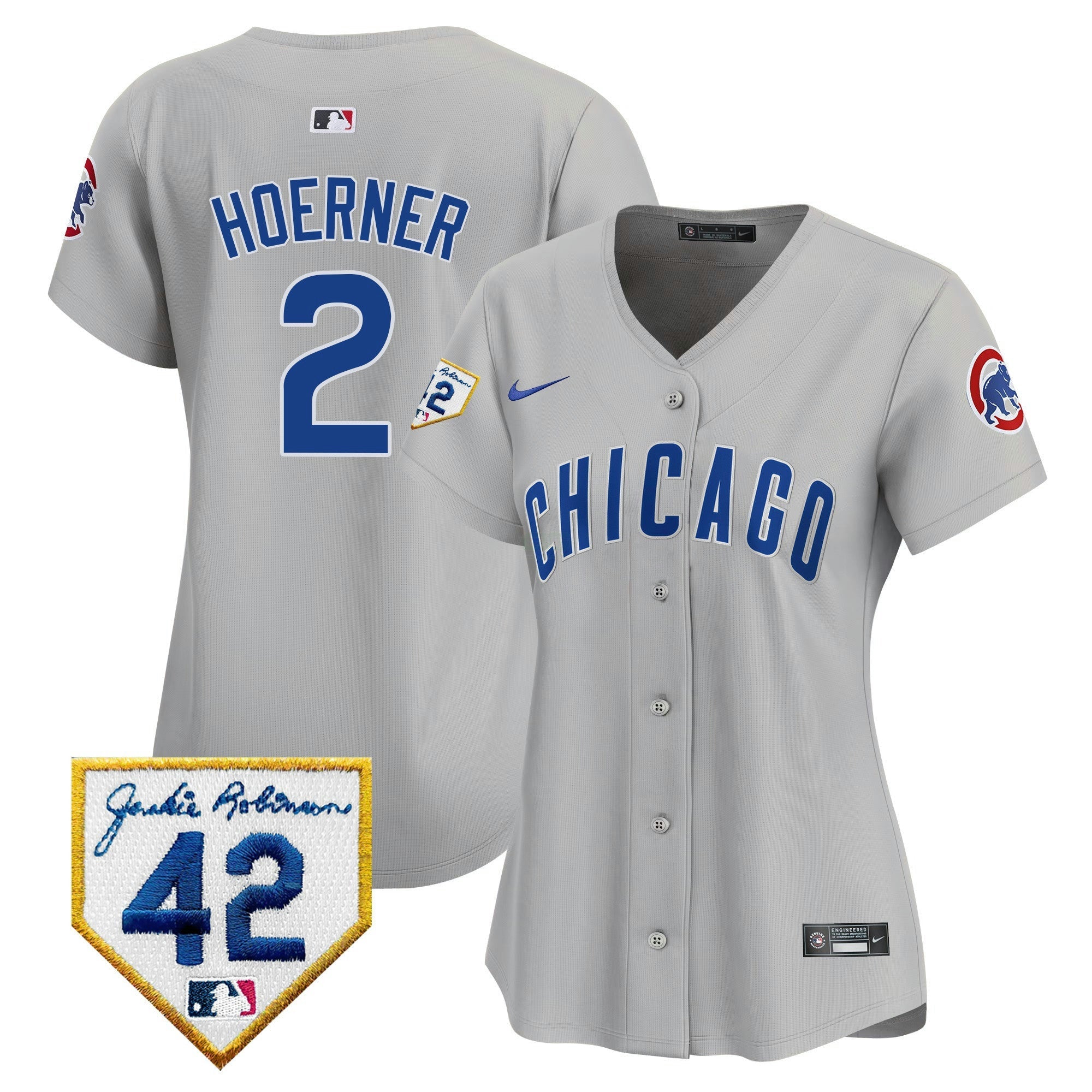 Camisa MLB Women’s Chicago Jackie Robinson Patch Vapor Premier Limited Jersey