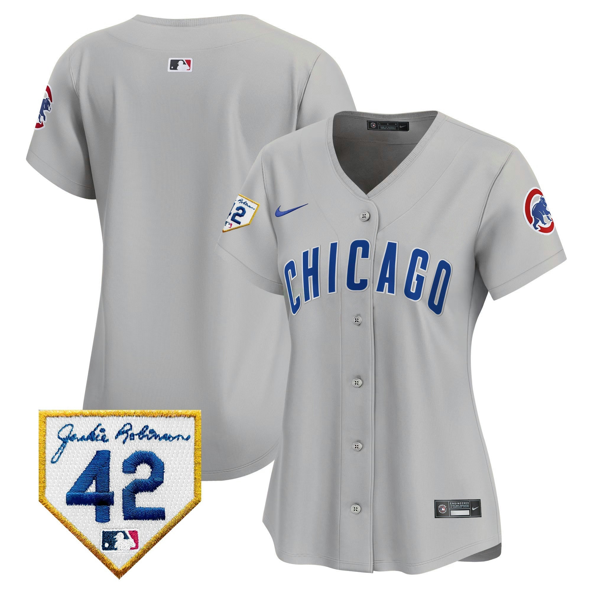 Camisa MLB Women’s Chicago Jackie Robinson Patch Vapor Premier Limited Jersey
