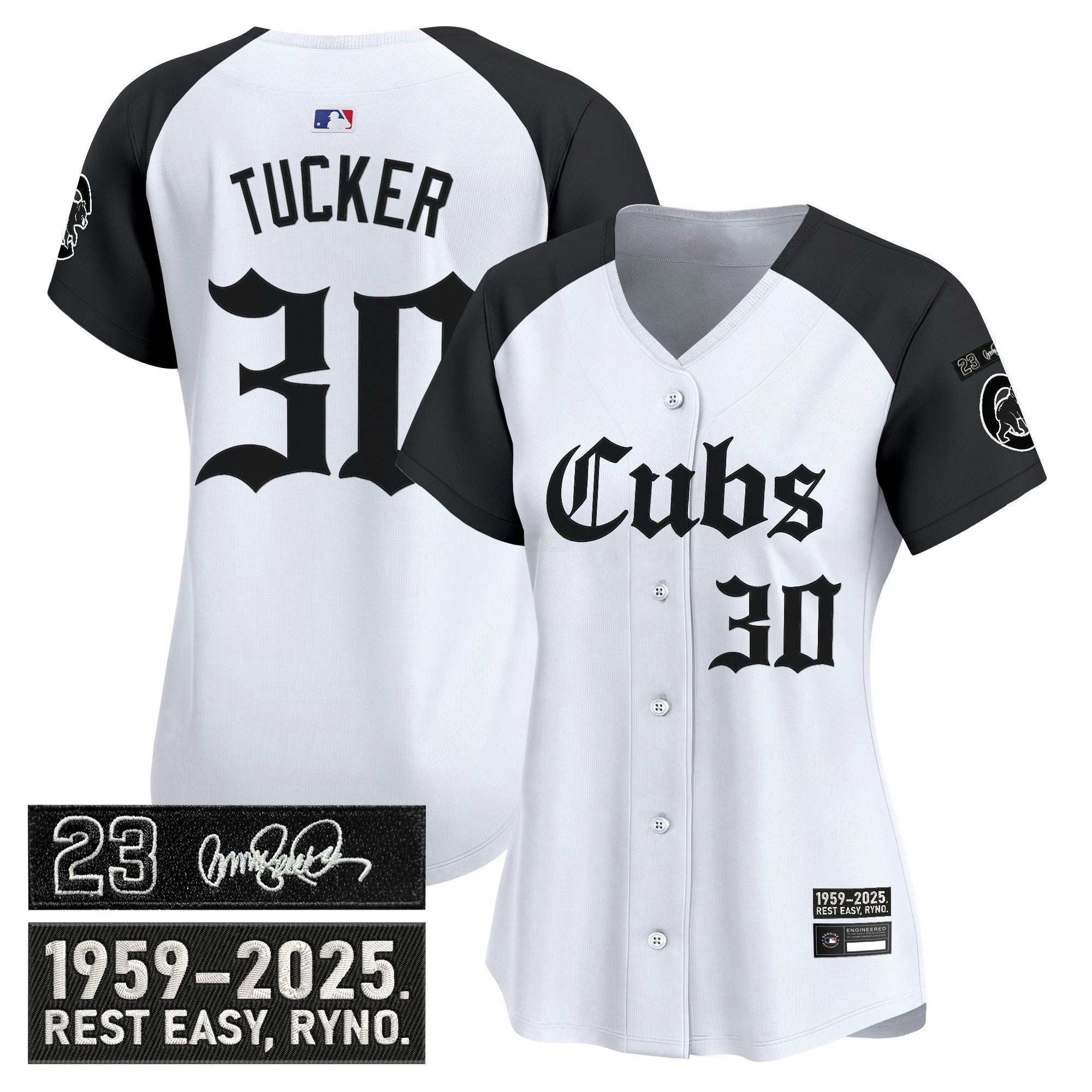 Camisa MLB Women’s Chicago ‘Ryne Sandberg Tribute’ Vapor Premier Limited Jersey – Gothic Edition
