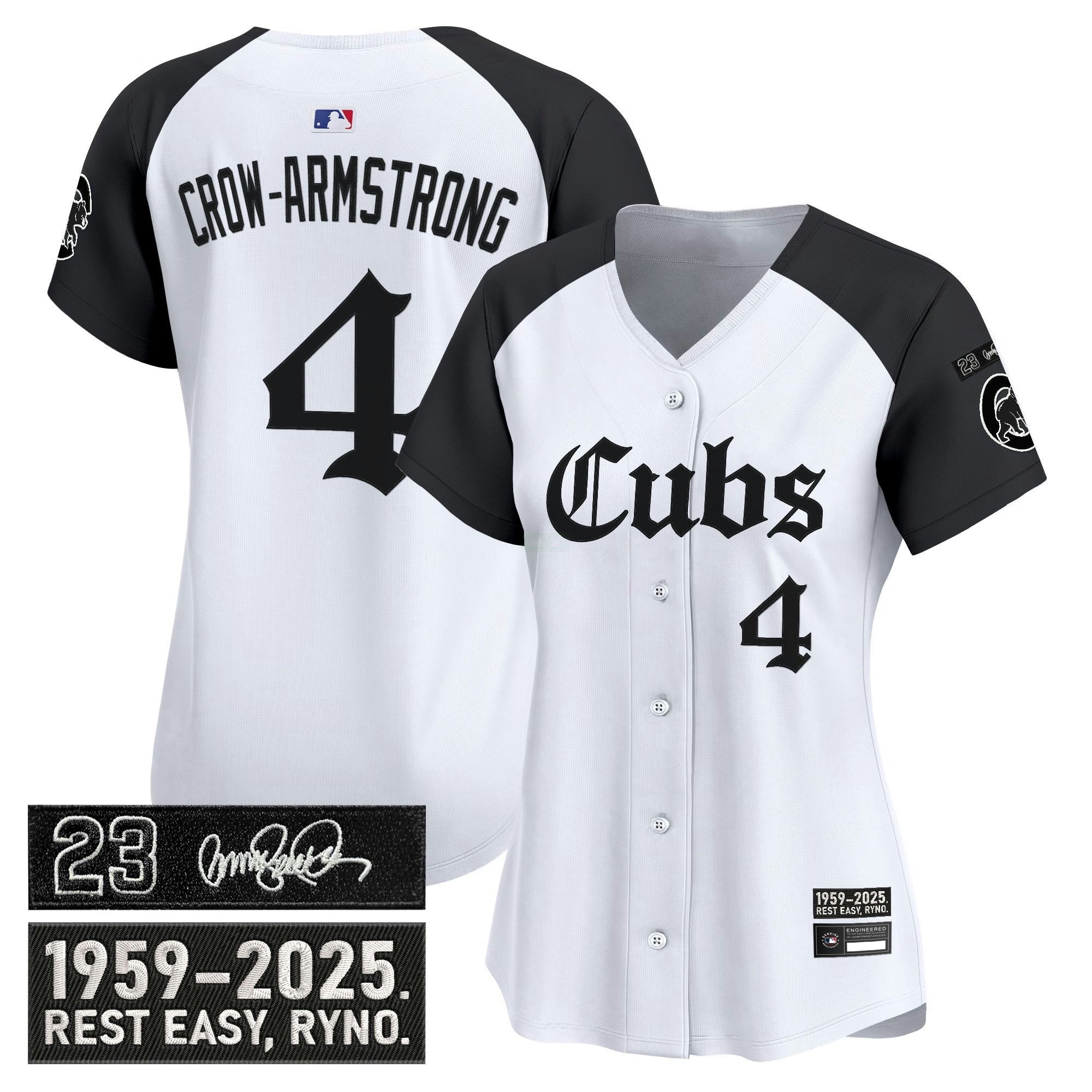 Camisa MLB Women’s Chicago ‘Ryne Sandberg Tribute’ Vapor Premier Limited Jersey – Gothic Edition
